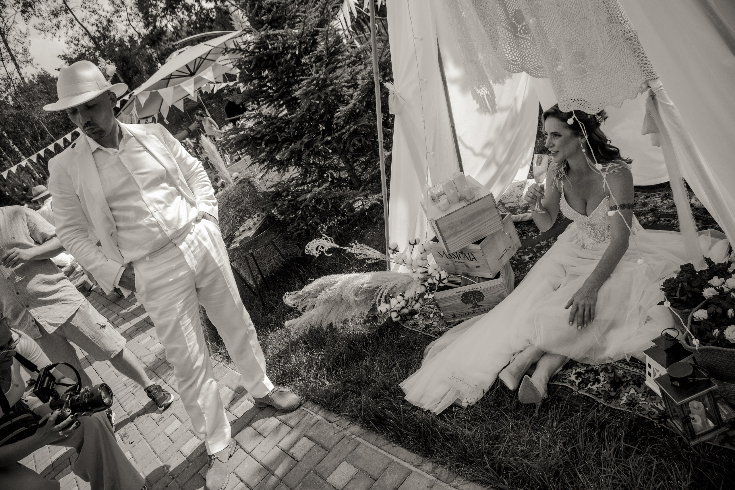 Свадебная фотосъемка в загородном отеле «LaFa». Свадебный и семейный фотограф в Москве и Подмосковье Лариса Козлова