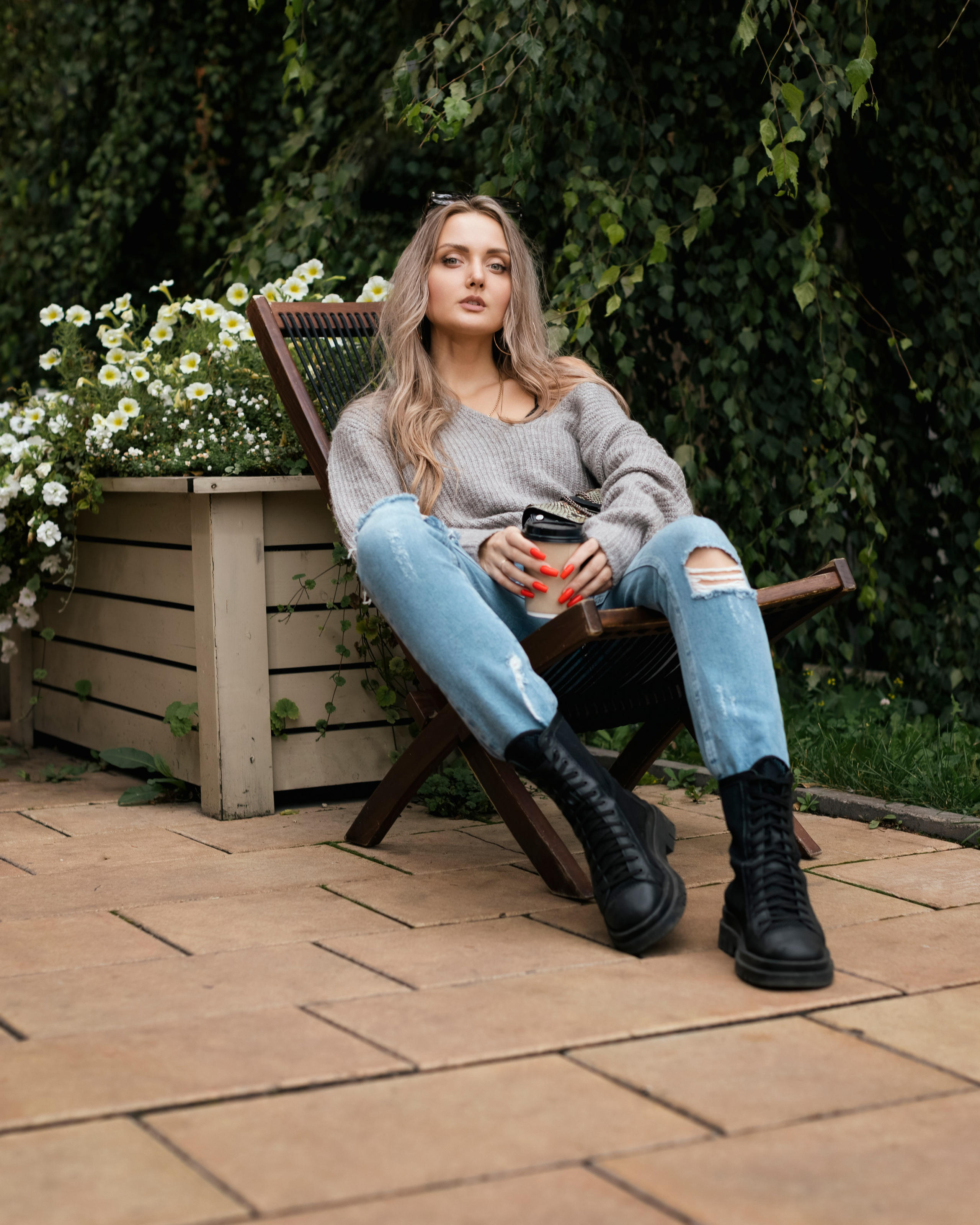 Оля, прогулочная фотосессия девушки в Туле, Искра. Фотограф в Туле — Борисов Николай