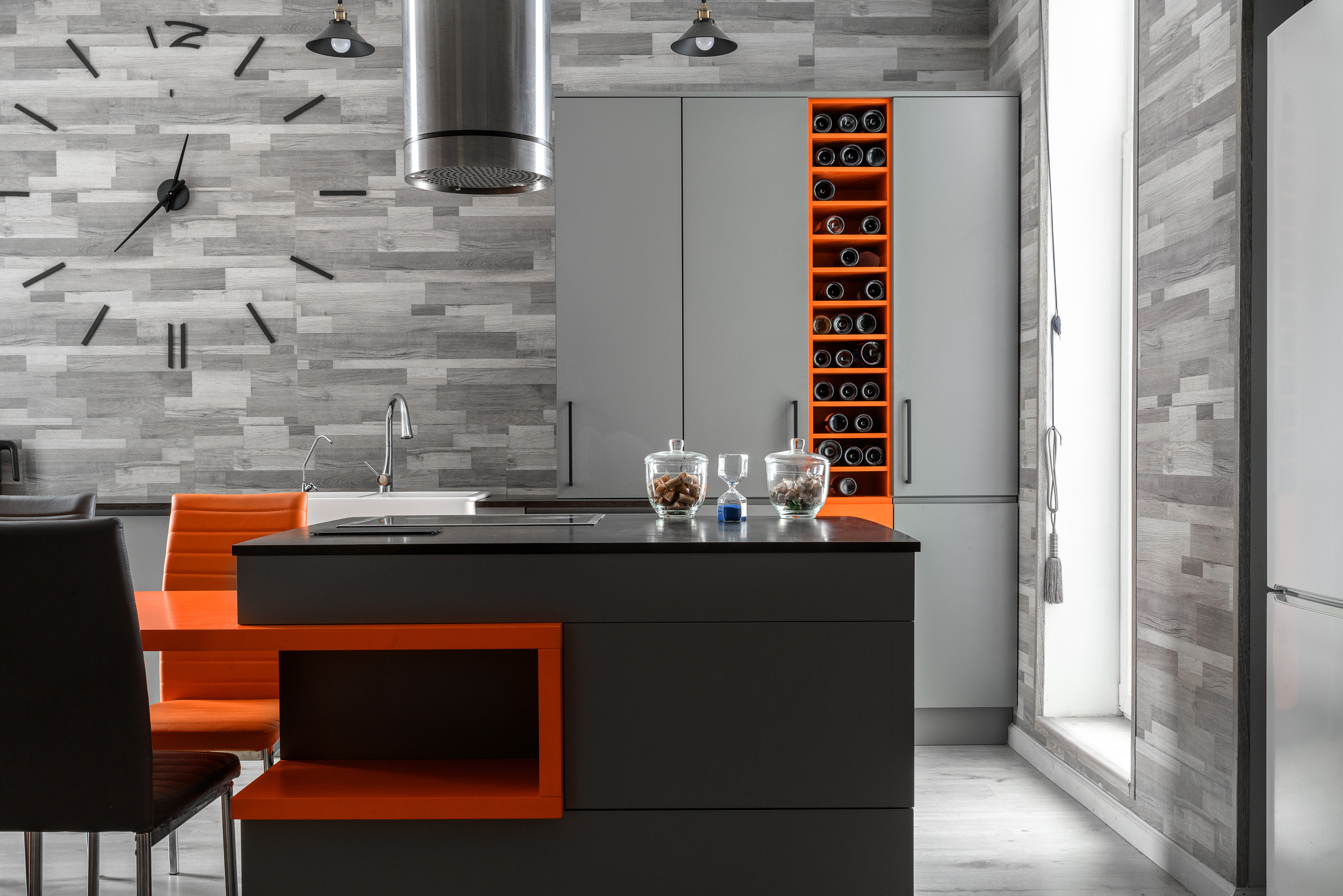 Кухонная зона в загородном доме. Интерьерный фотограф Мария Дмитриева. Санкт-Петербург