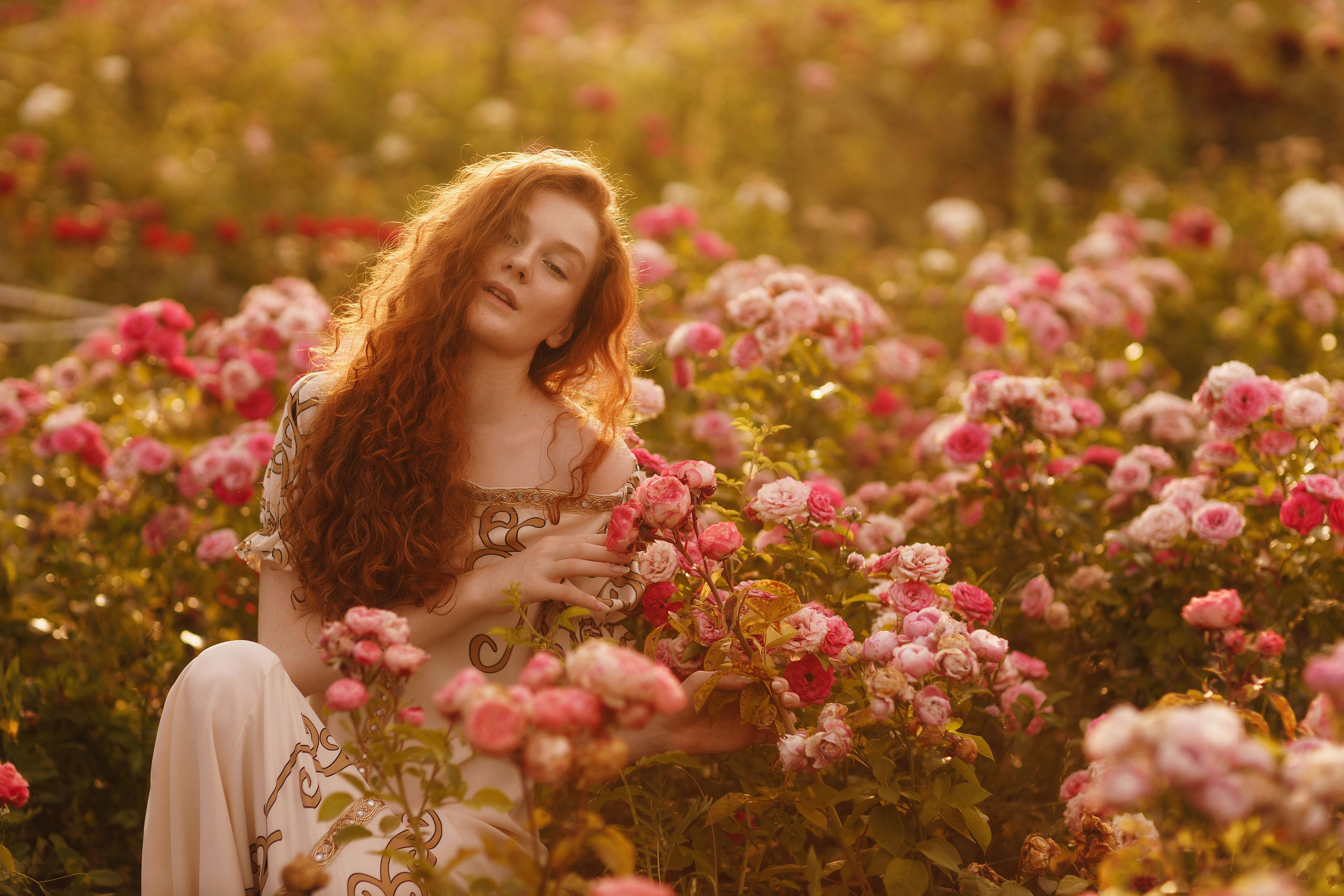 Фотосессия на заливе с Татой в платье от Ирины Павловой. Портретный и репортажный фотограф в Чебоксарах Андриян Чаркин