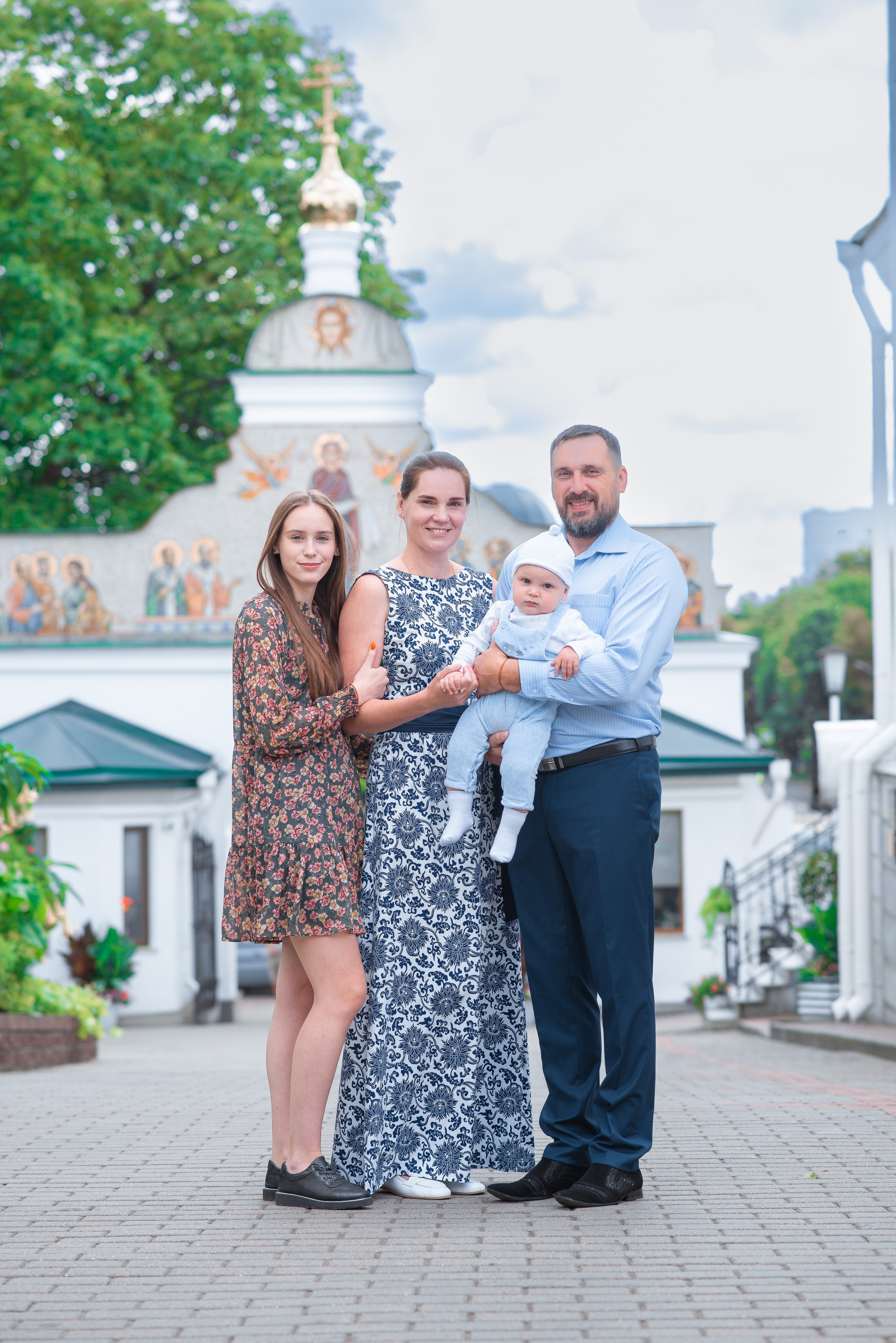 Крещение Марка в хр.Марии Магдалены. Семейный фотограф на выписку из роддома и крещение Минск Настя Гришук