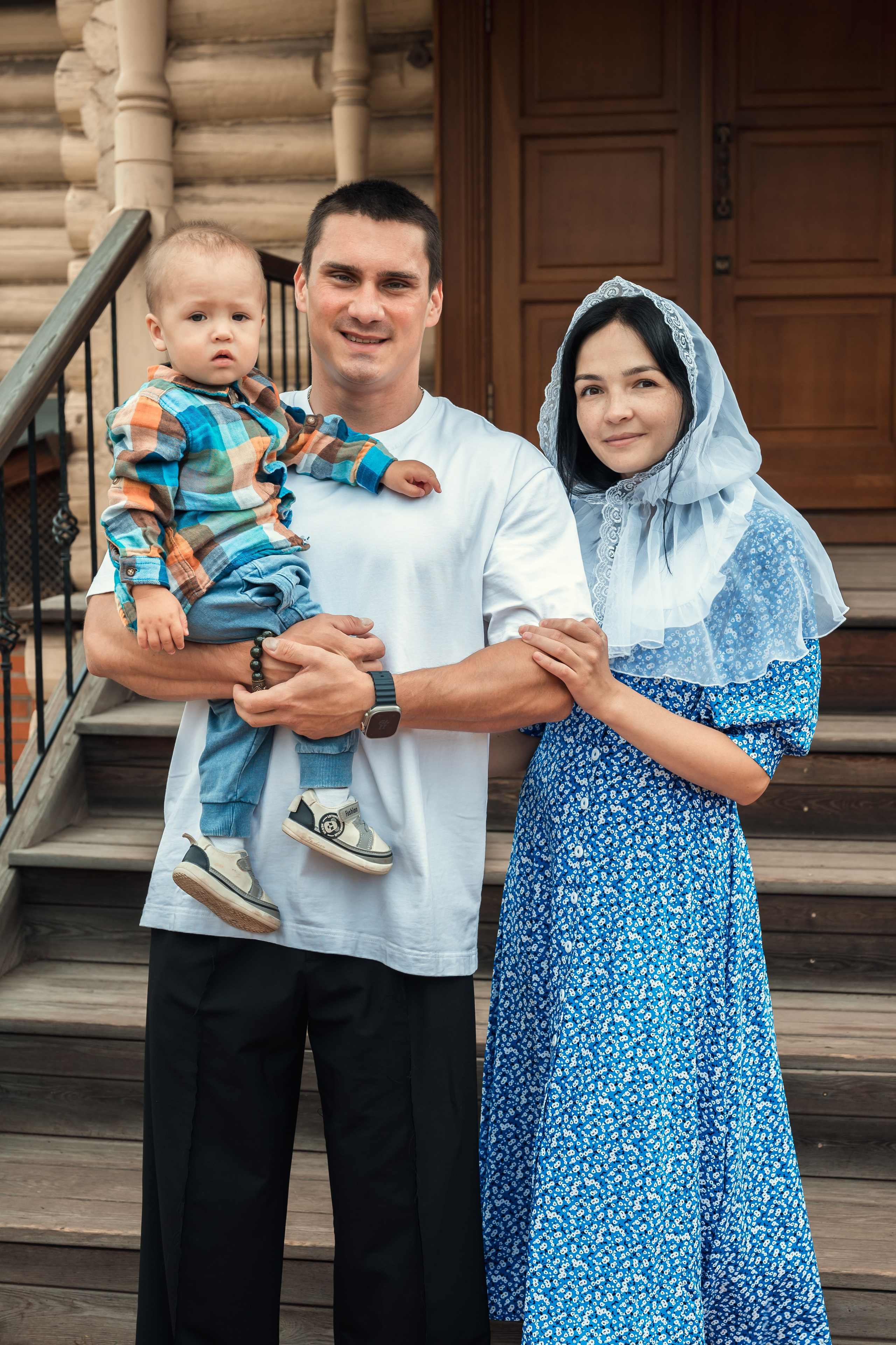 Крещение Павла. Семейный и детский фотограф Москва