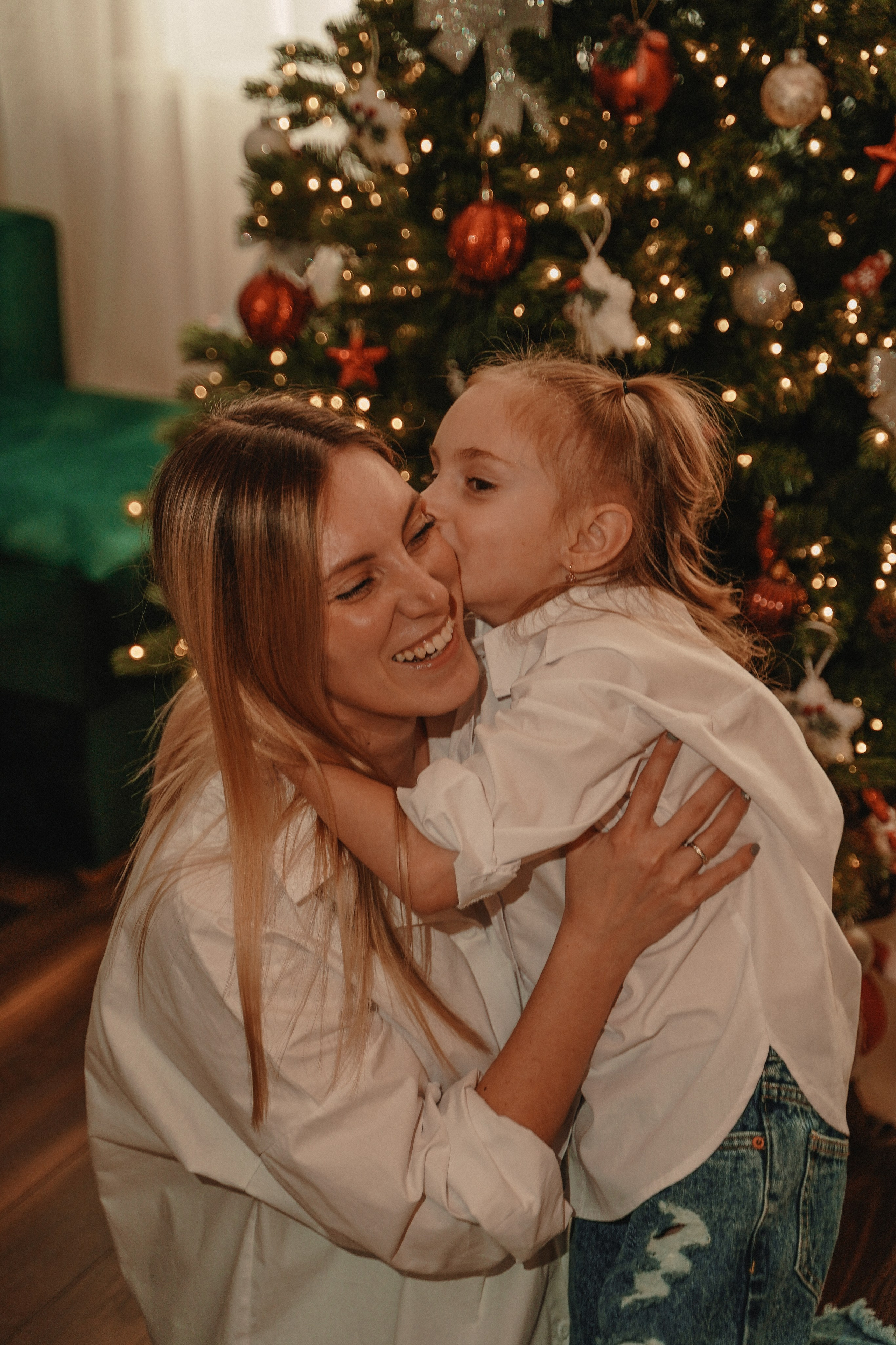 Домашняя Новогодняя фотосессия. Семейный и женский фотограф в Краснодаре Анастасия Приймак