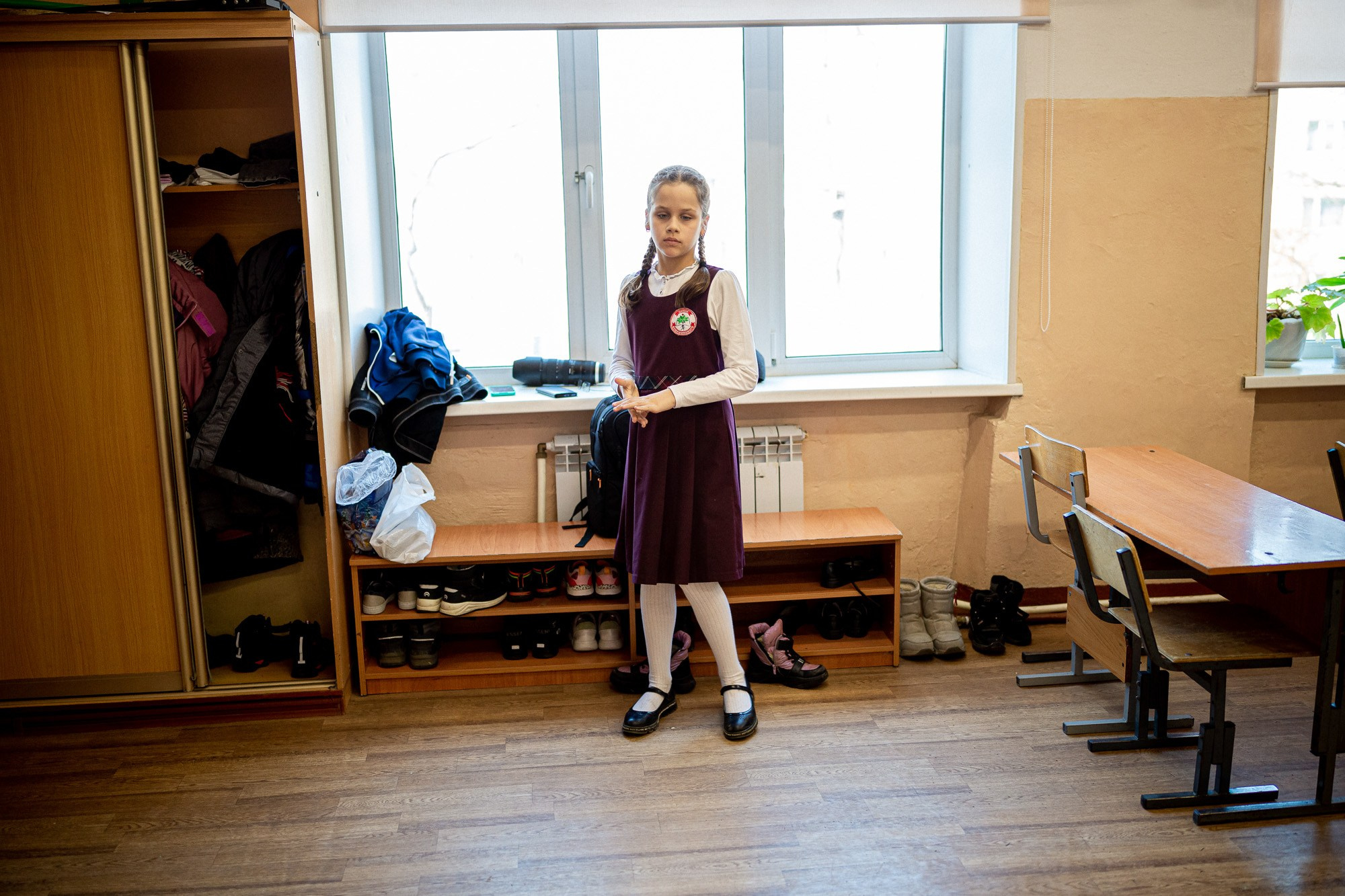 Уроки в школе. Андрей Кровлин — фотограф в Славянке