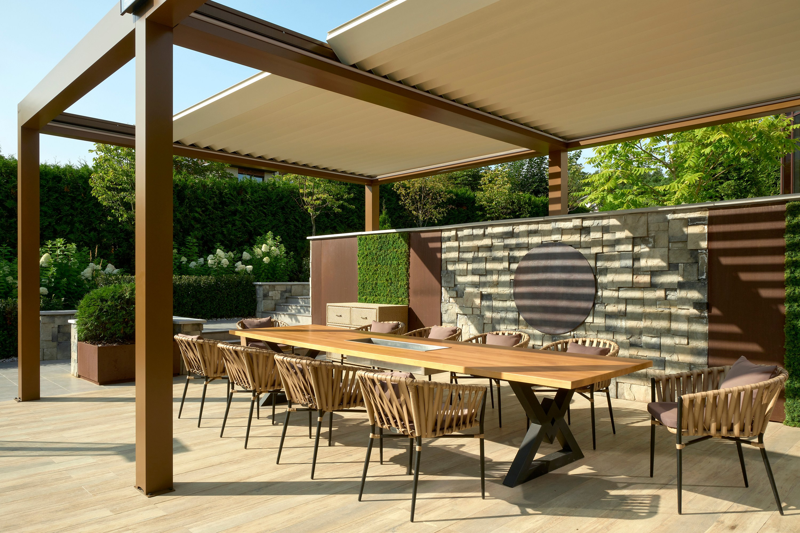 Фотосъемка сада в Кирполье для ландшафтной компании Хвоя. Фотосъемка частных садов и интерьеров | Санкт-Петербург | Москва | РФ