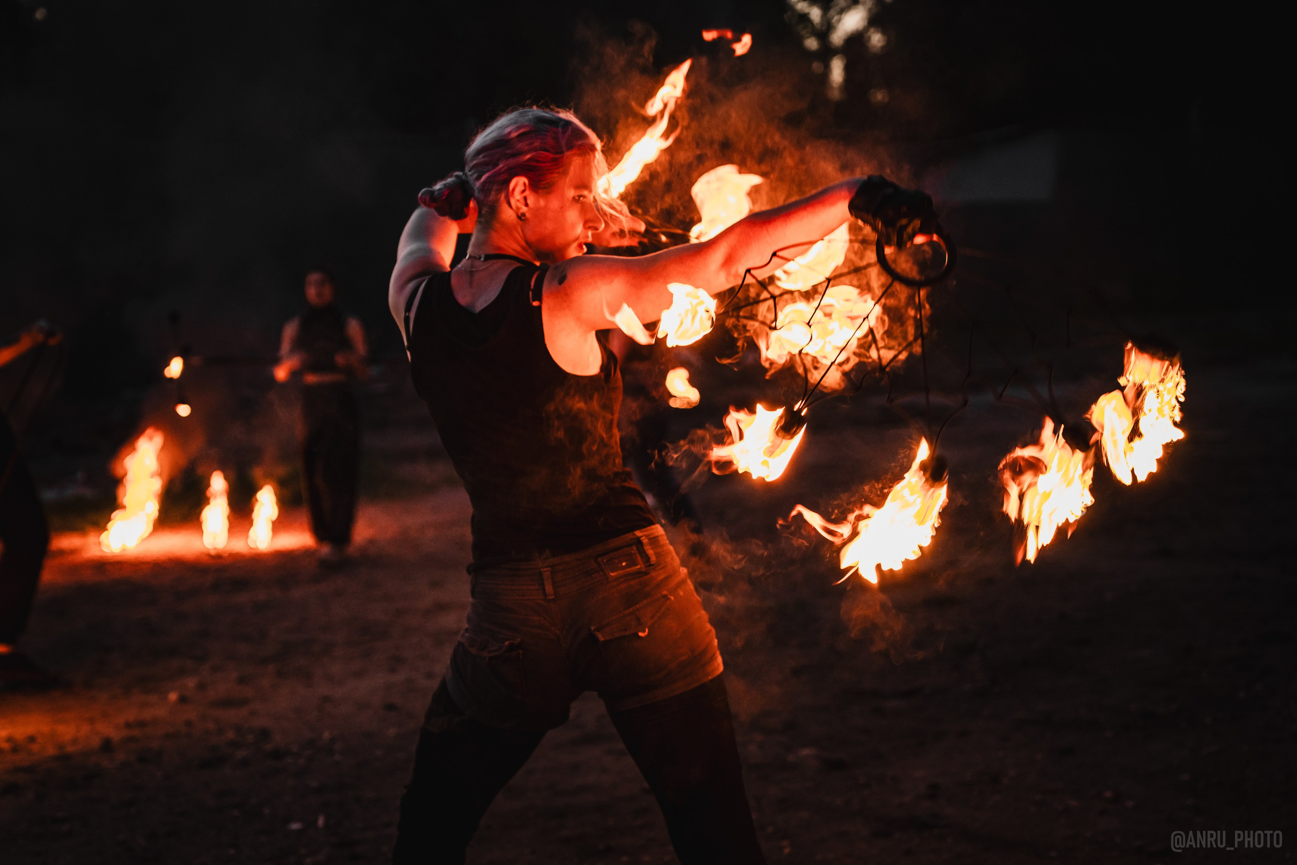 Огненная тренировка. Репортажный фотограф Анастасия Рубцова