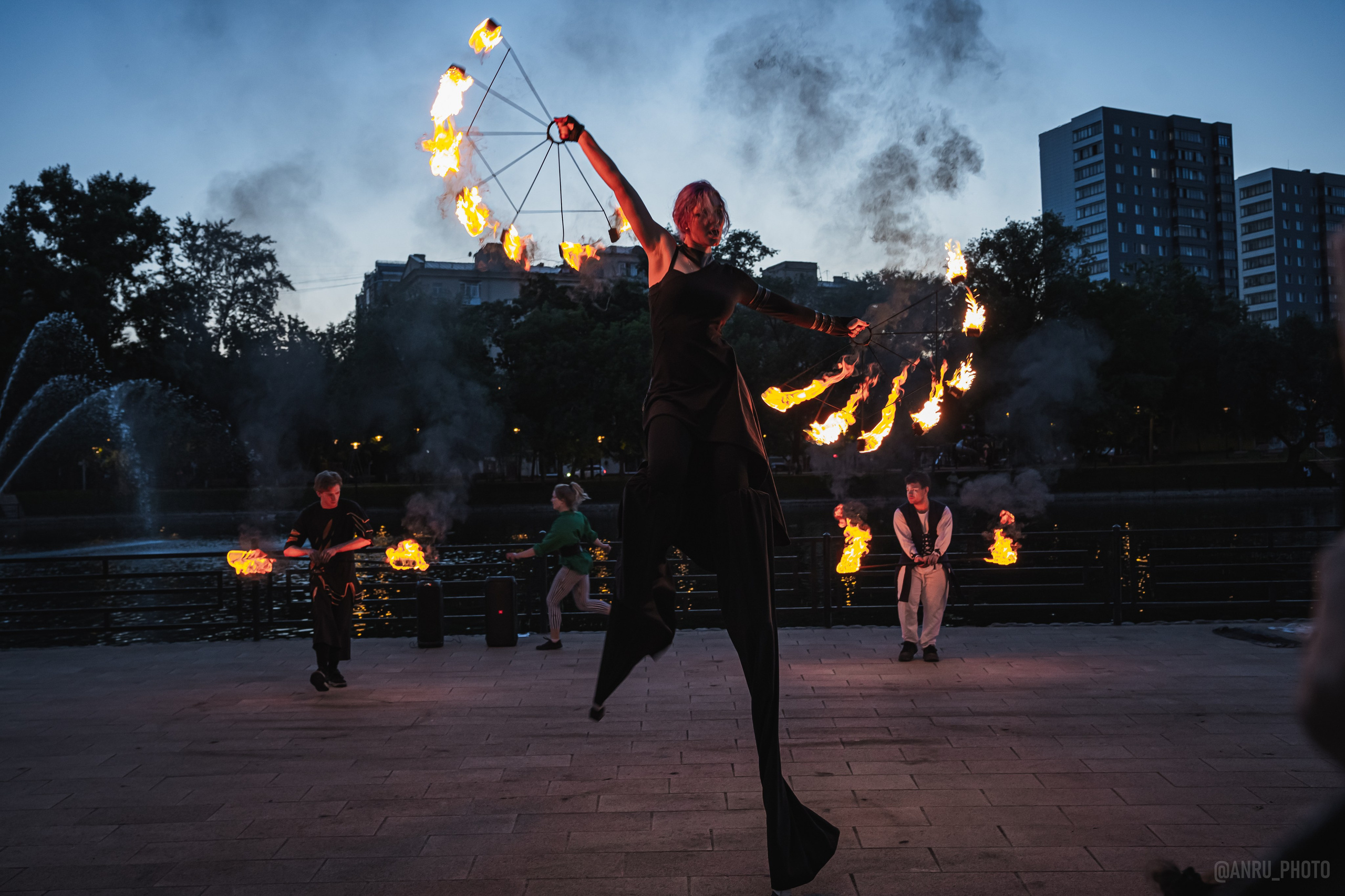 «FIRE FAMILY» Фаершоу. Репортажный фотограф Анастасия Рубцова