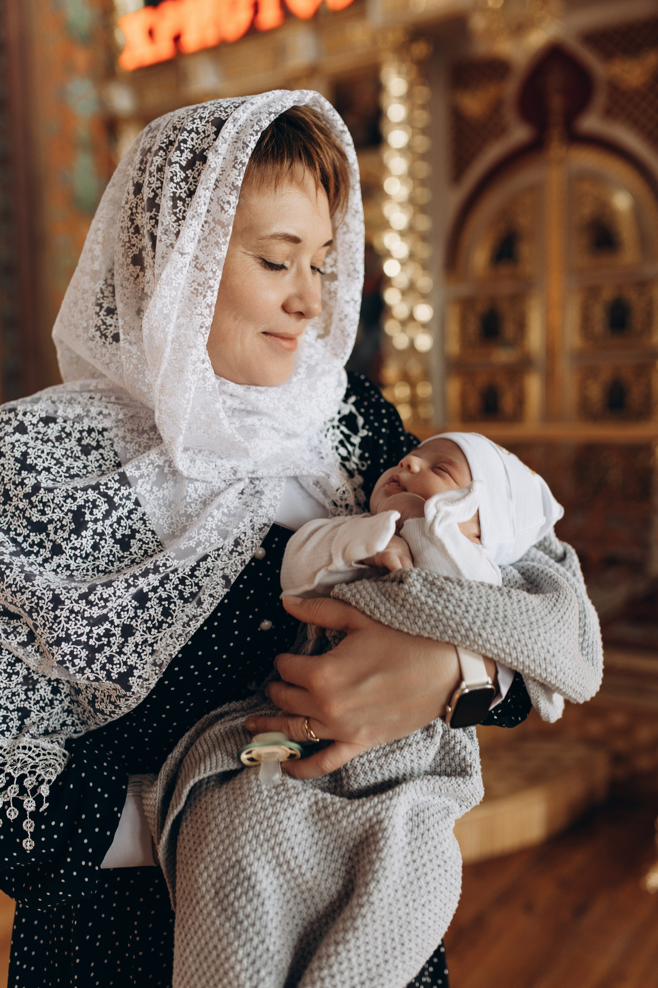Крещение Лёвы. Самый теплый фотограф в Краснодаре Рябоконь Ксения