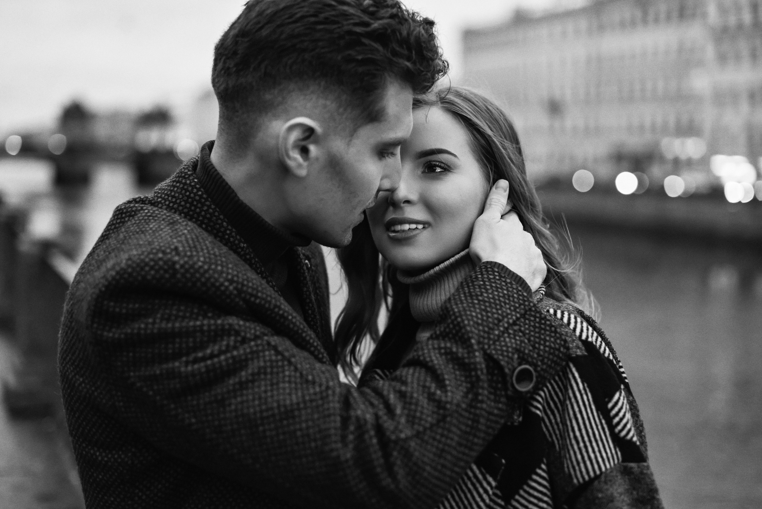 Настя и Игорь. Вечерний центр. Свадебный фотограф в Санкт-Петербурге София Шубик