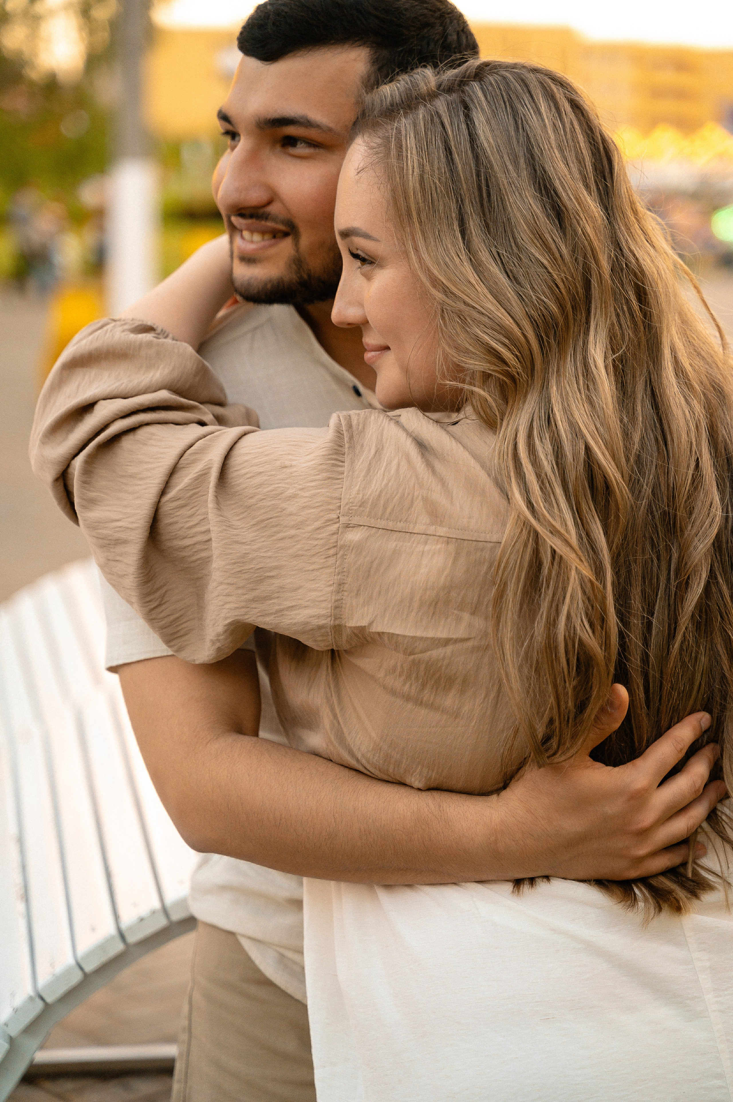 Съемка love story в парке аттракционов. Свадебный и семейный фотограф в Чебоксарах Ирина Левнер