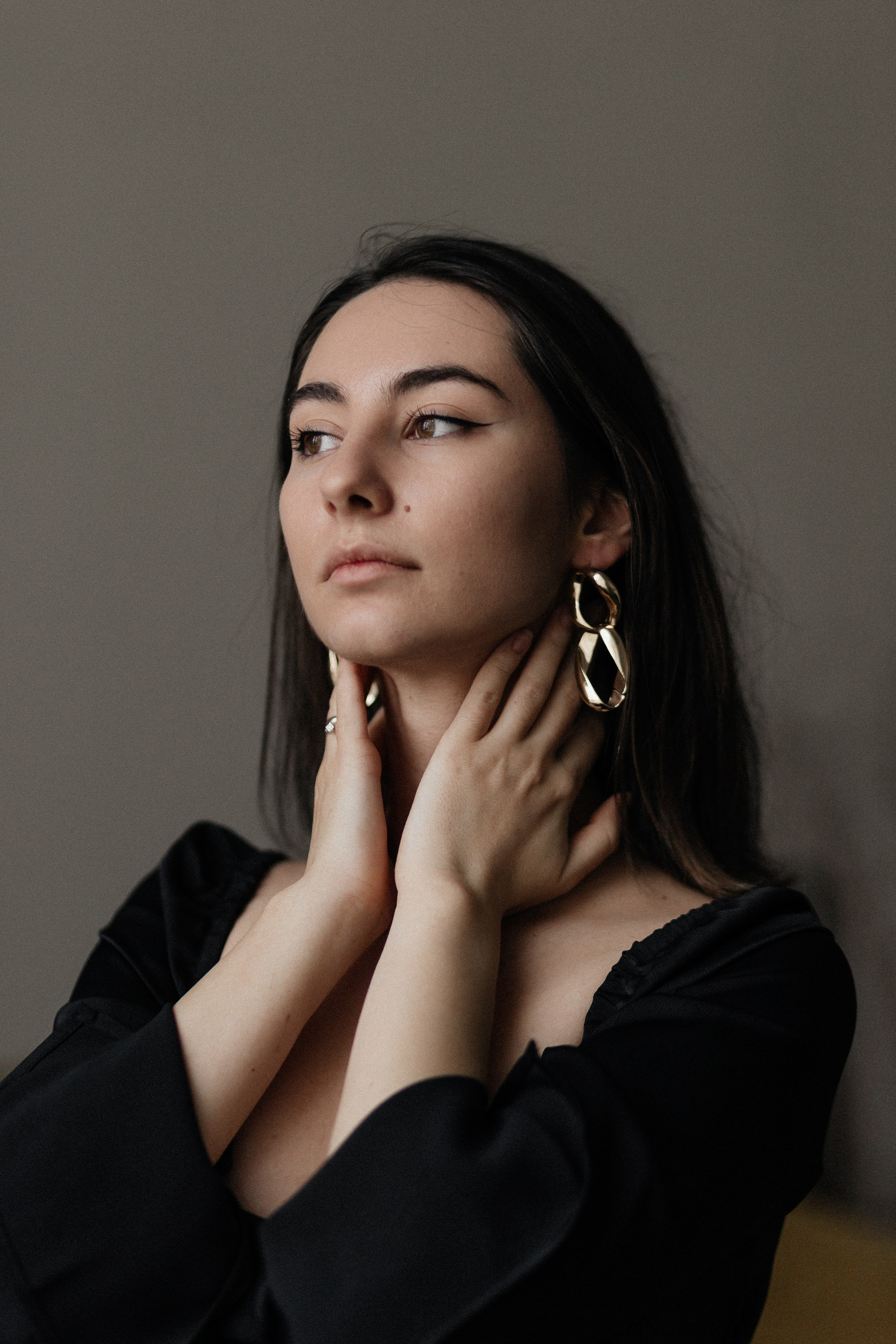 Девушка в черном платье — Лана. Свадебный фотограф в Нижнем Новгороде Генеральская Ира