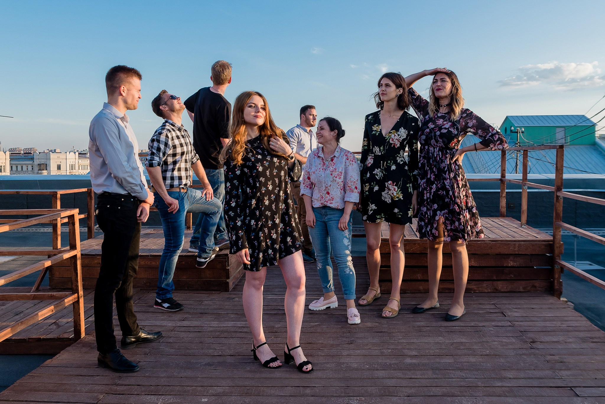 Вечеринка на крыше. Свадебный и семейный фотограф из Санкт-Петербурга Климов Анатолий