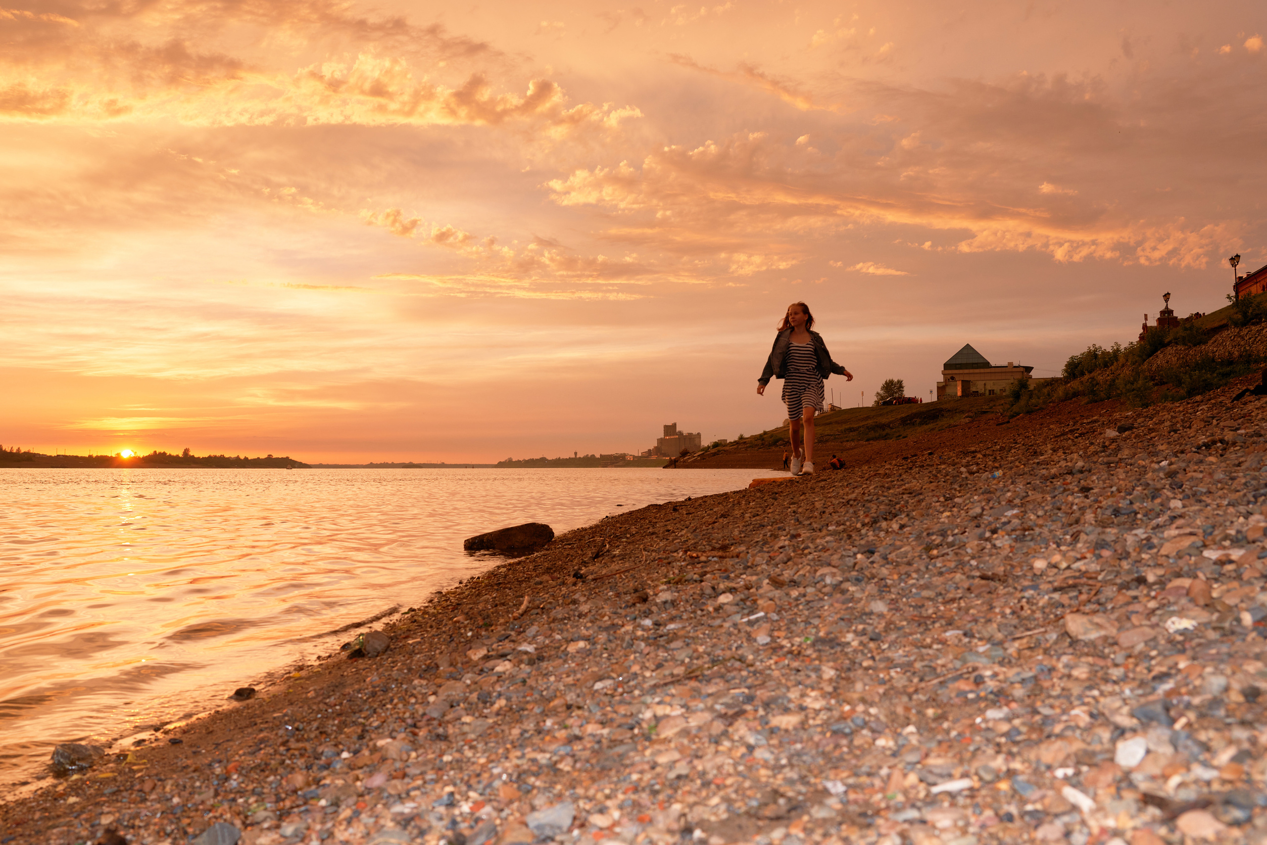 Набережная реки Томи. Фотограф