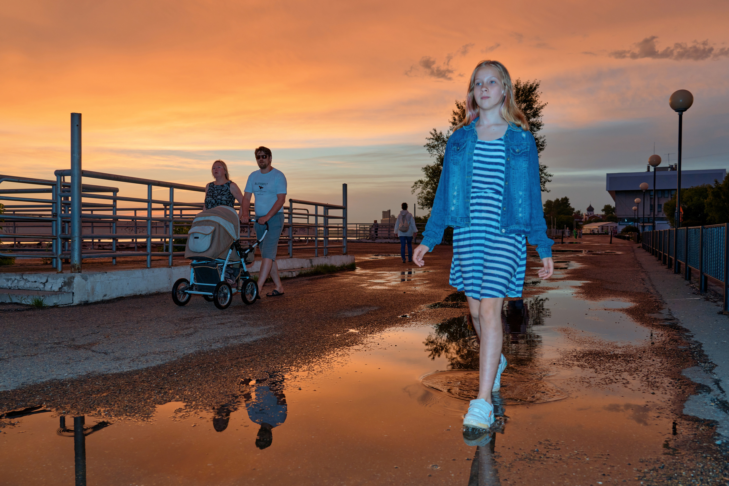 Набережная реки Томи. Фотограф