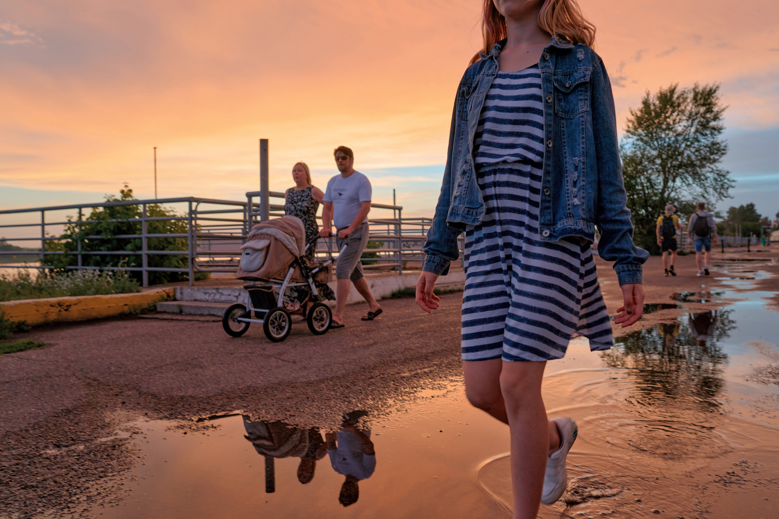 Набережная реки Томи. Фотограф