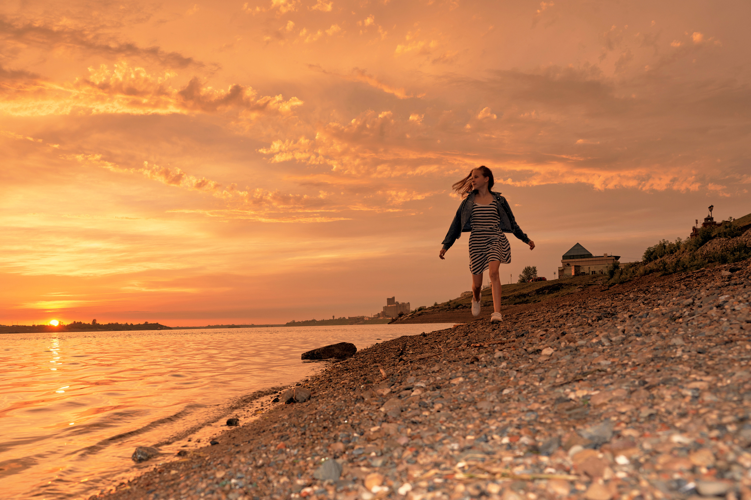 Набережная реки Томи. Фотограф
