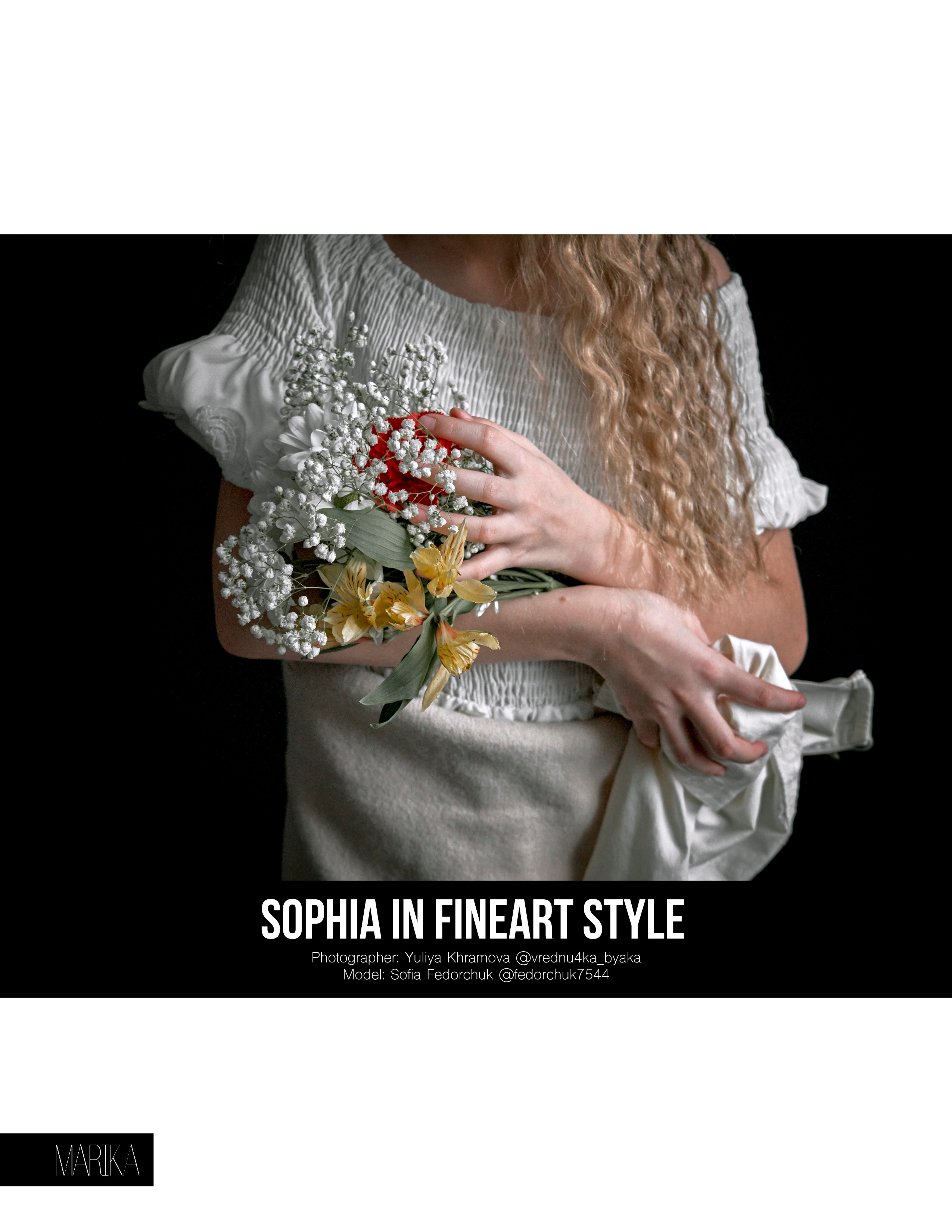 София в стиле ФайнАрт. Фотограф