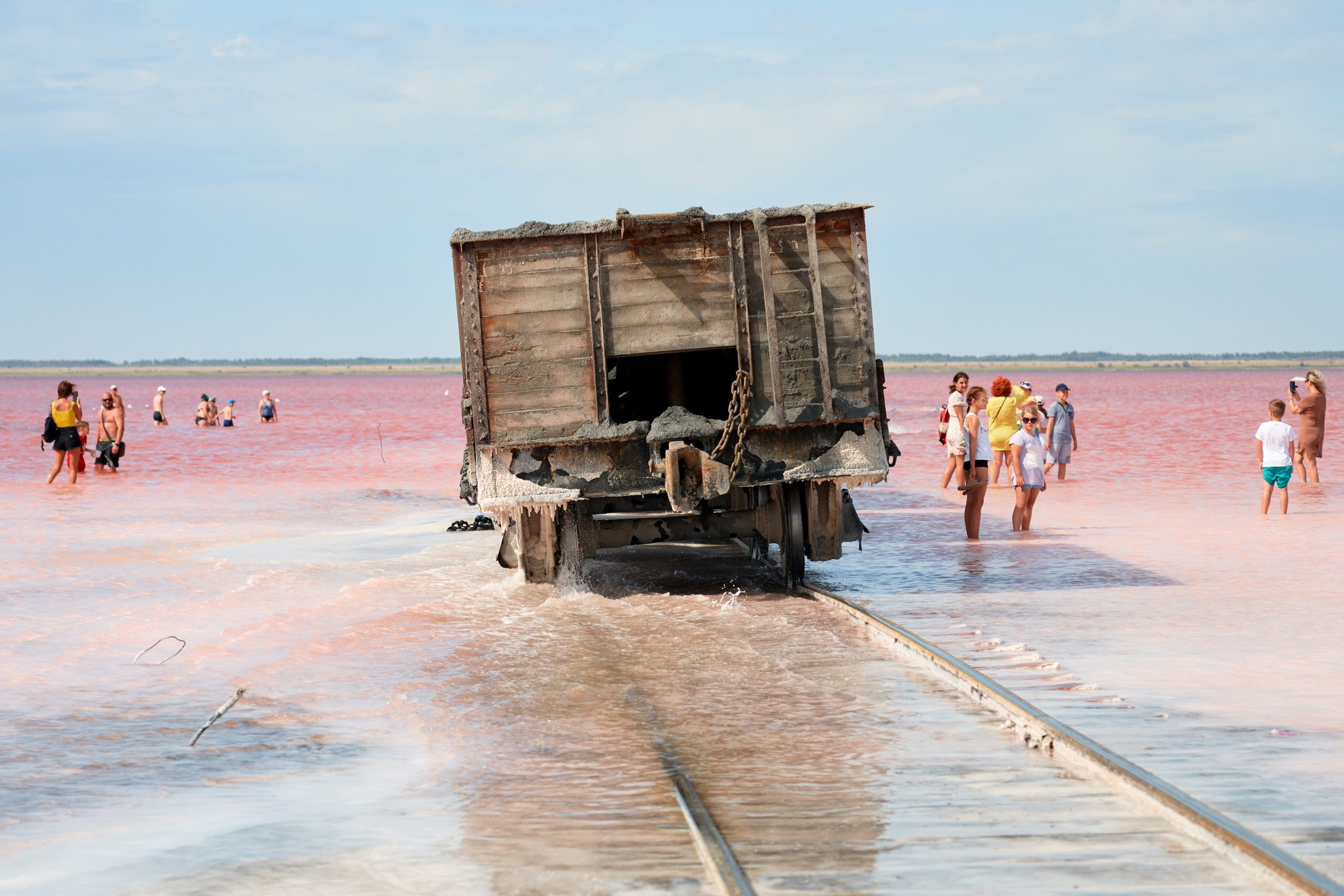 Розовое озеро. Фотограф
