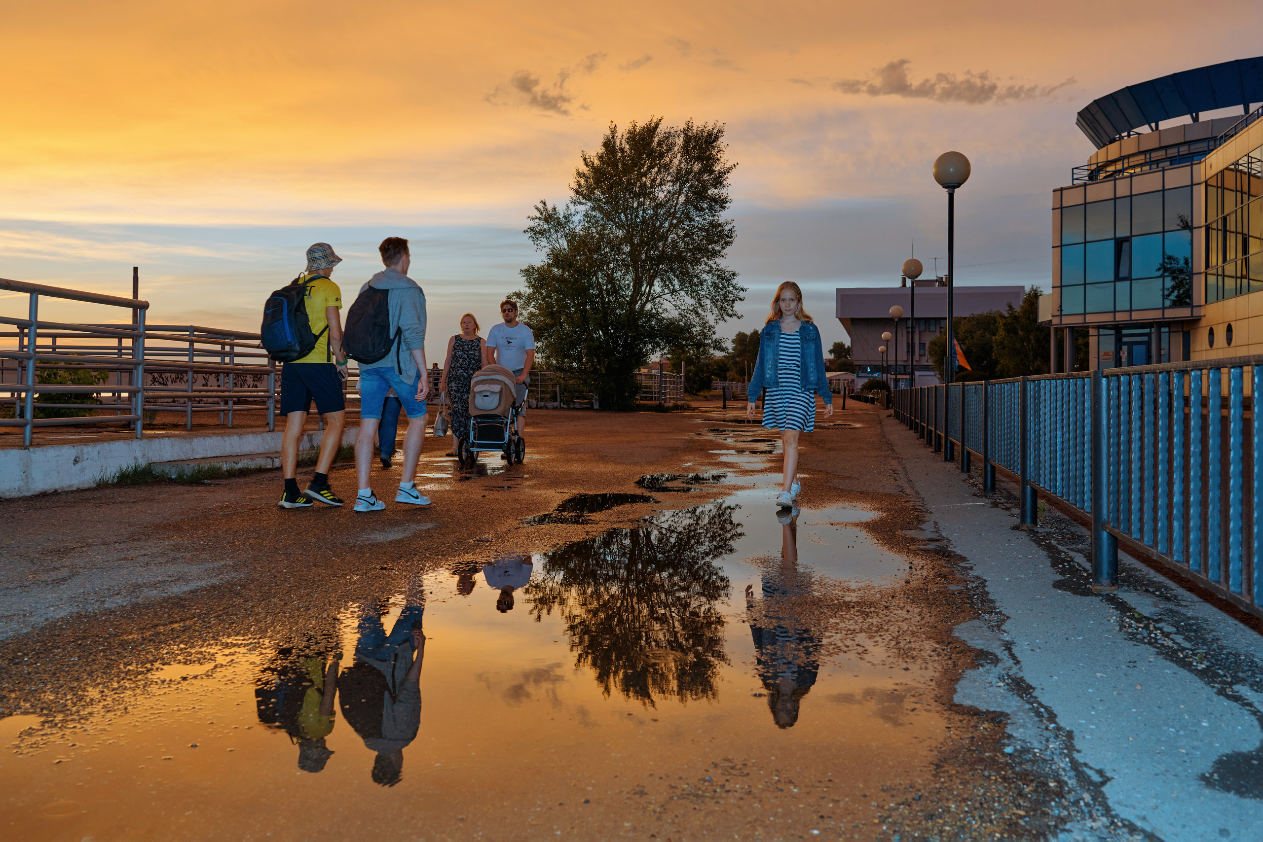 Набережная реки Томи. Фотограф