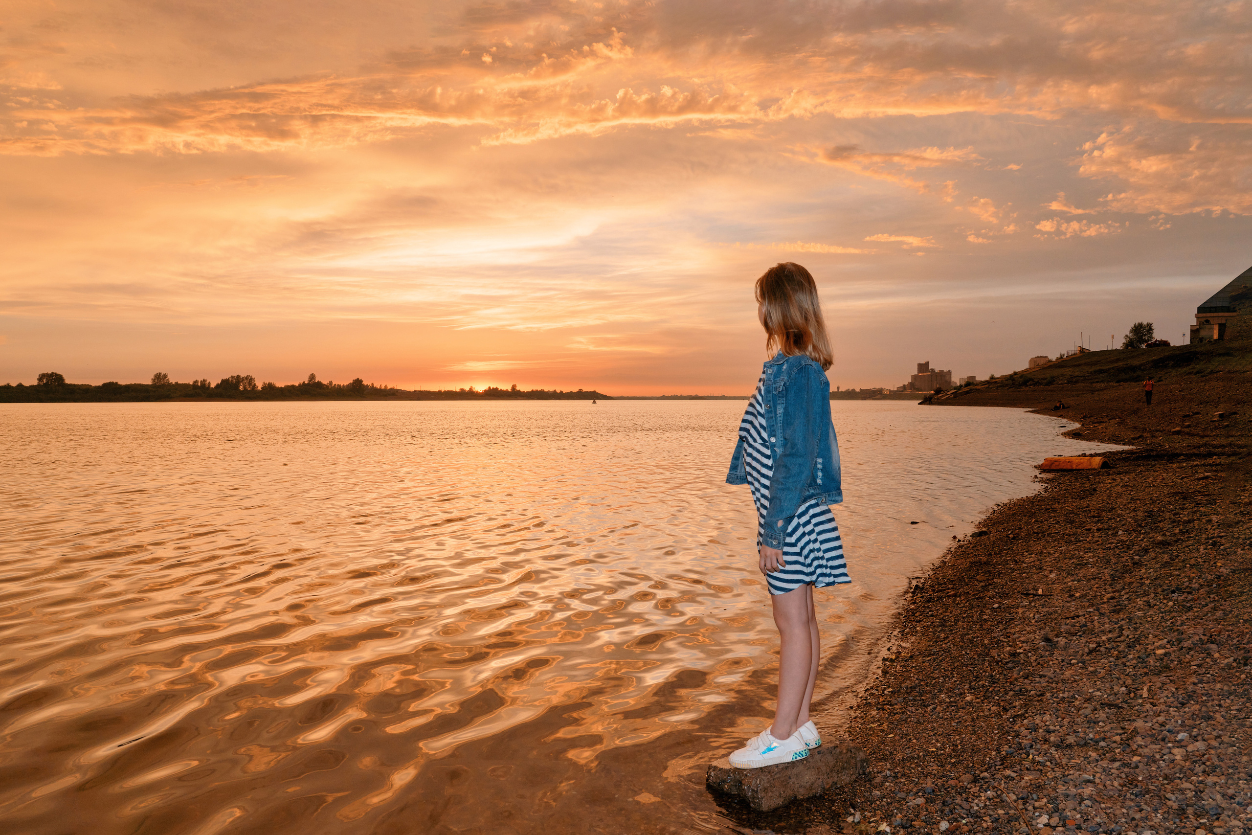 Набережная реки Томи. Фотограф