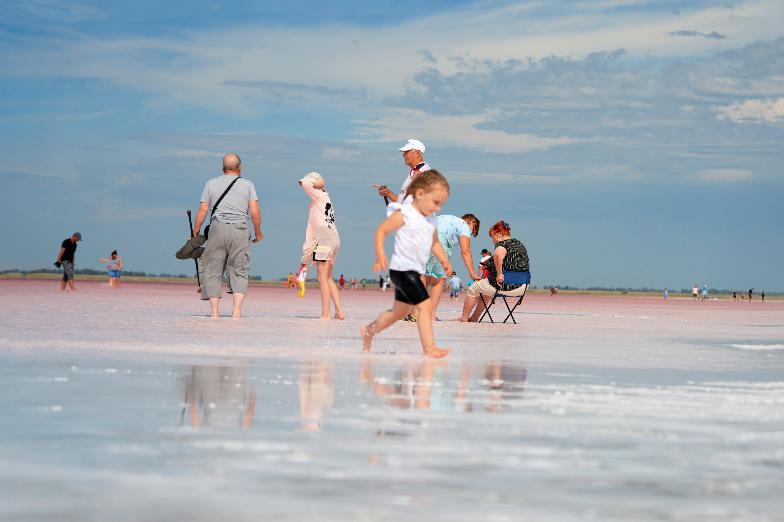 Розовое озеро. Фотограф