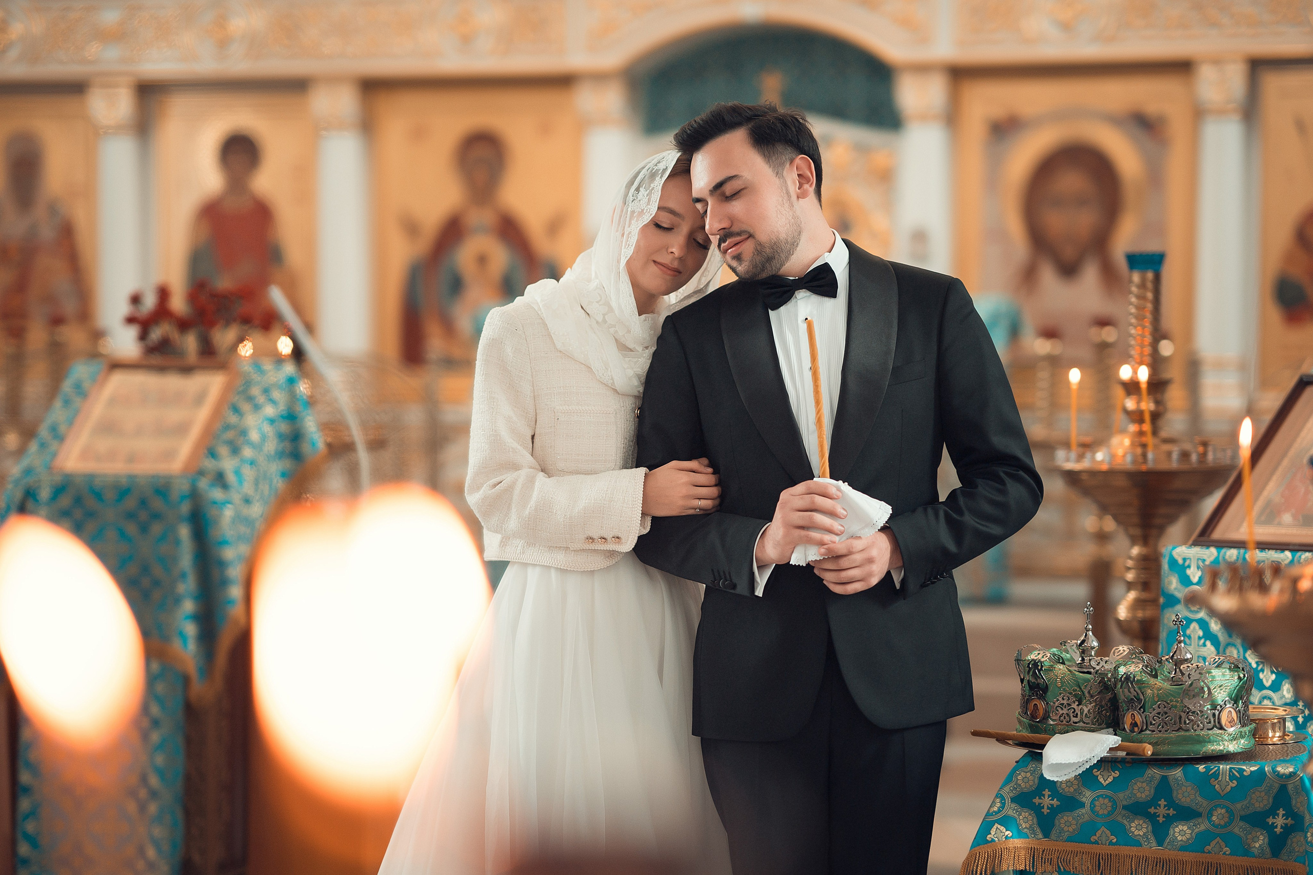 Таинство Венчания Ивана и Полины Храм Феодора Тирона. Фотограф на Крещение и Венчание в Красноярске Рамазанова Юлия