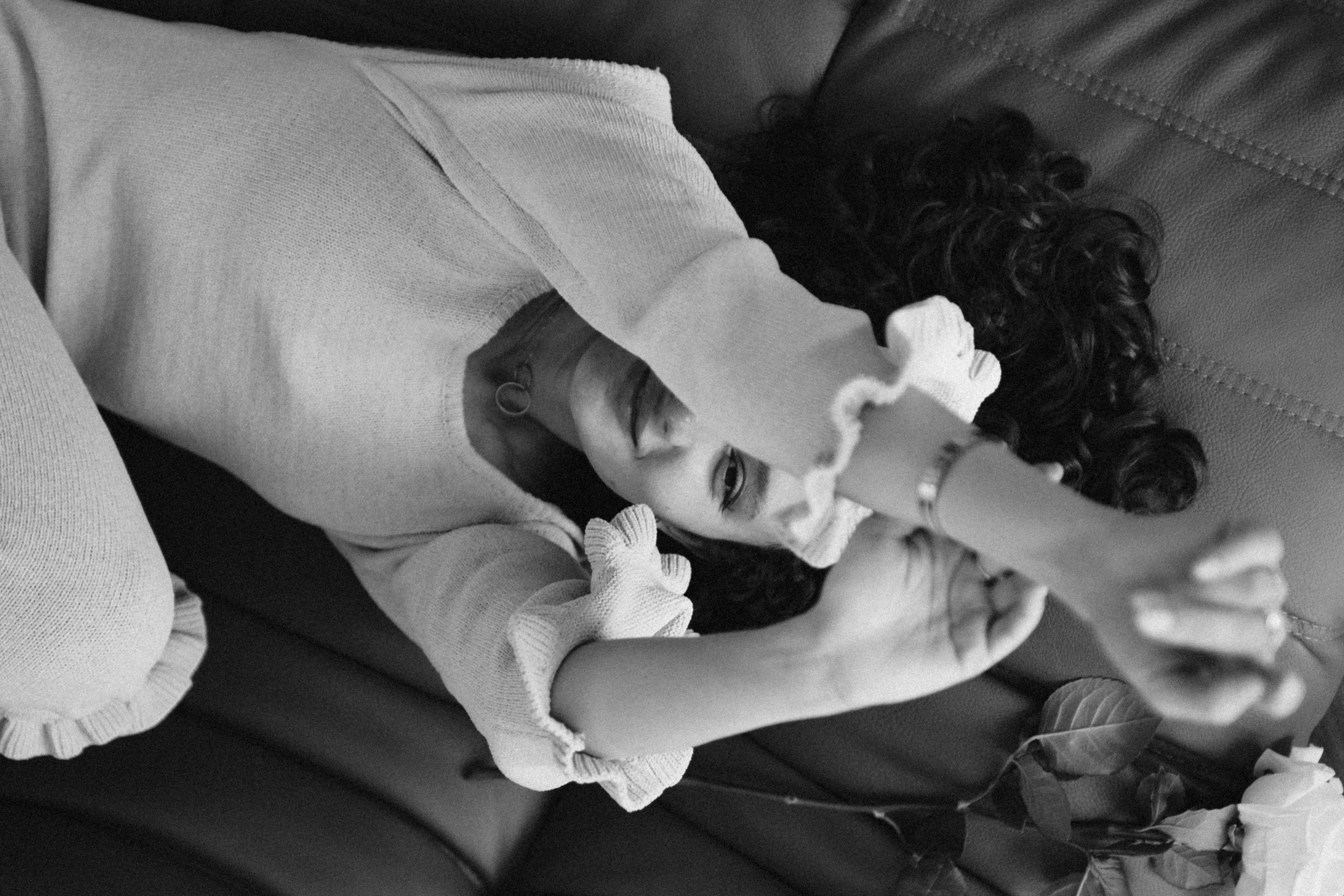 Вероника. История с одним цветком. Женский и семейный фотограф в Казани Гульназ Гизетдинова