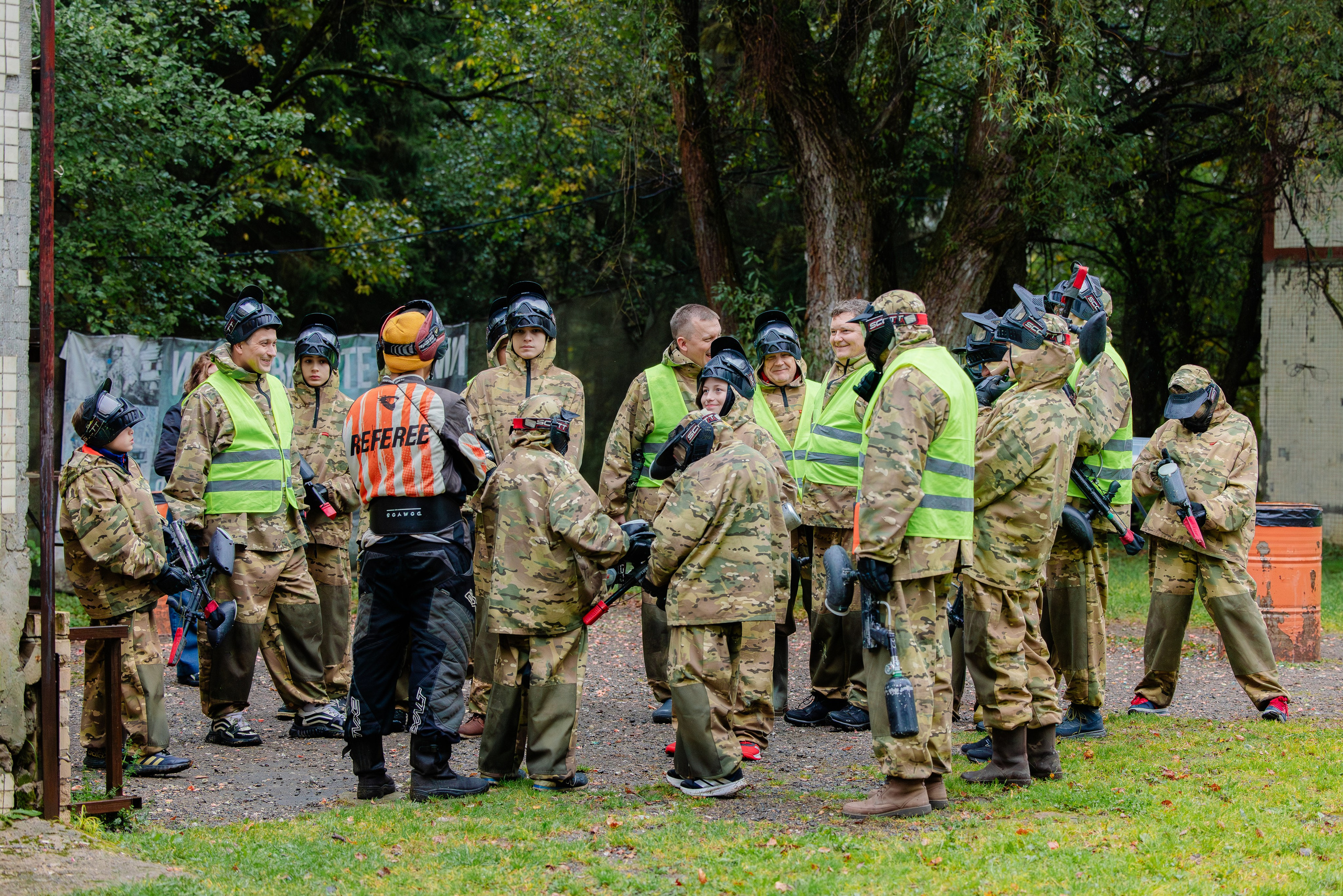 День рождения в пейнтбольном клубе Зарница. Фотограф и режиссер Московко Екатерина