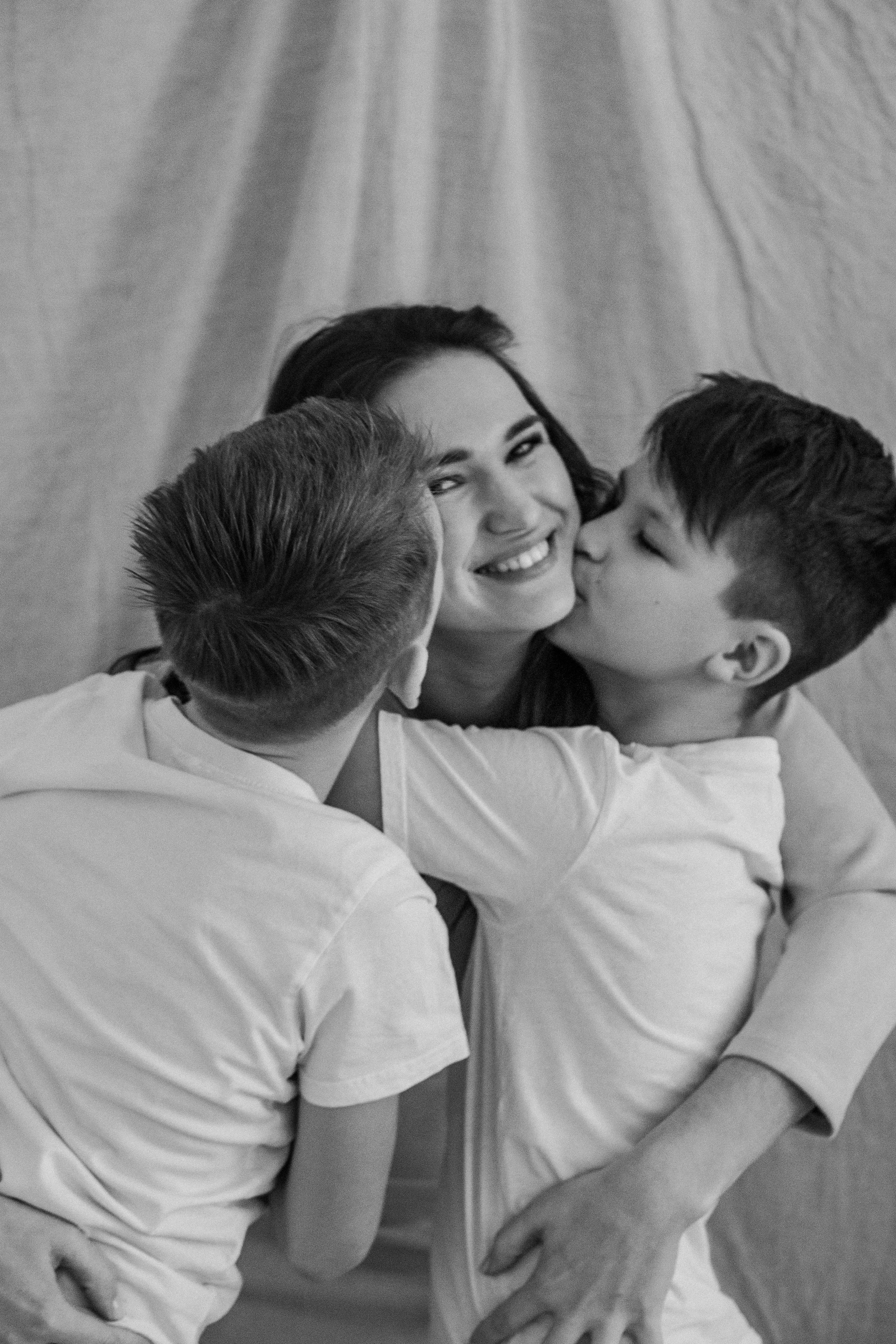 Семья Н. в фотостудии. Фотограф Ольга Игорева