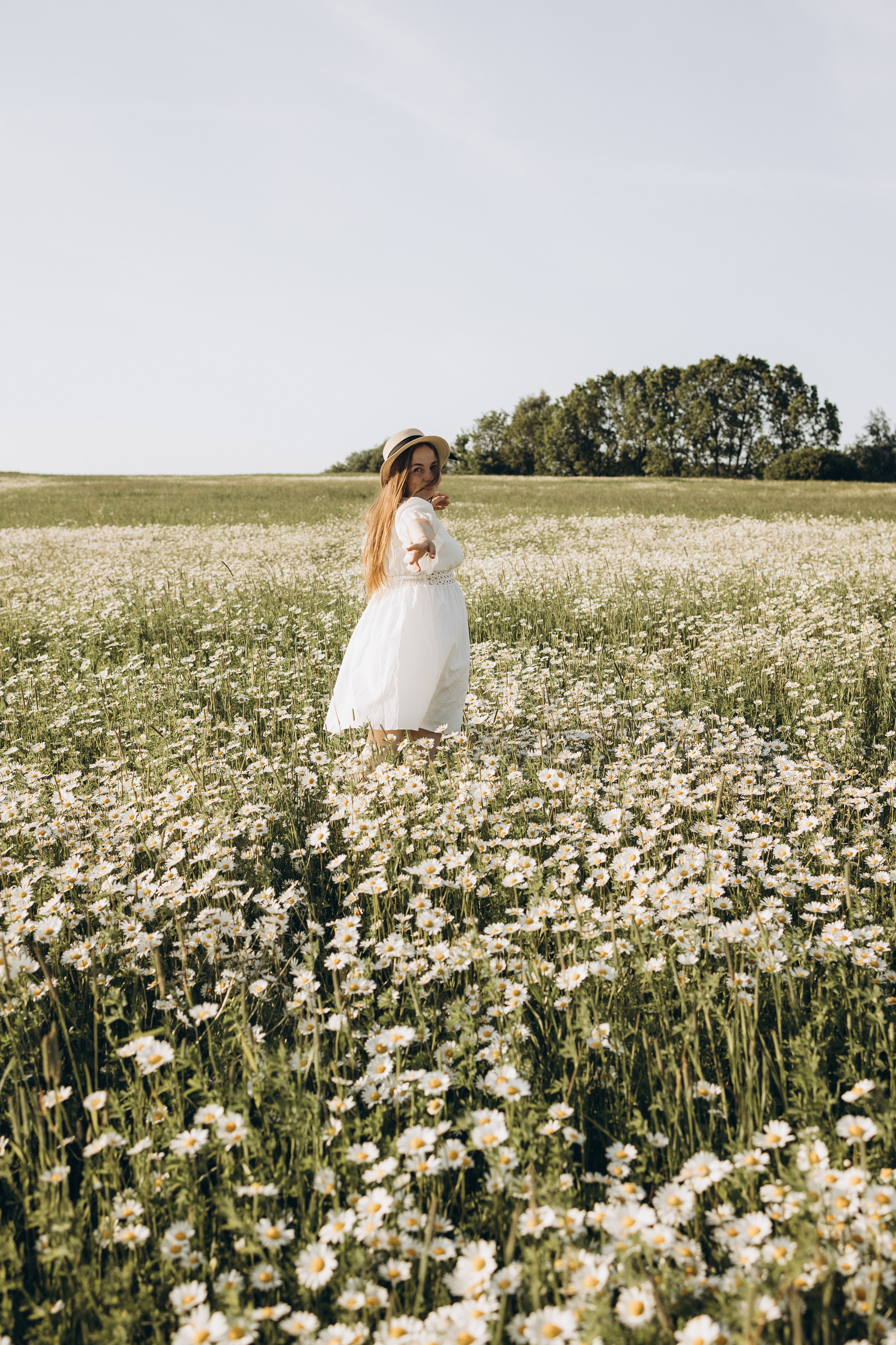 Маша и ромашки. Семейный фотограф в Москве Виктория Ястребинская