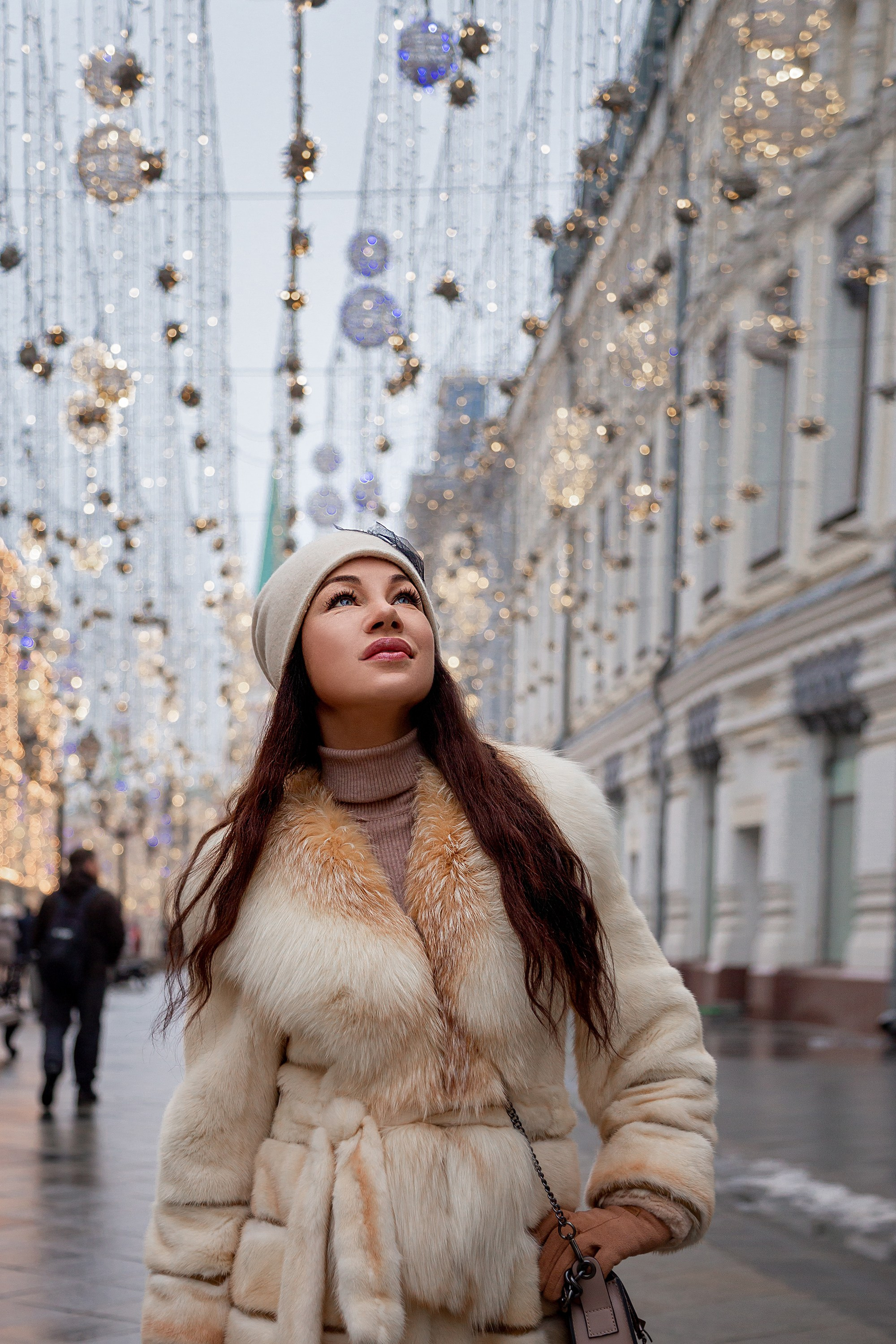 фотограф Анна Добрачёва, Анна Добрачева, фотосессия на красной площади, красная площадь, манежная площадь, зимняя фотосессия