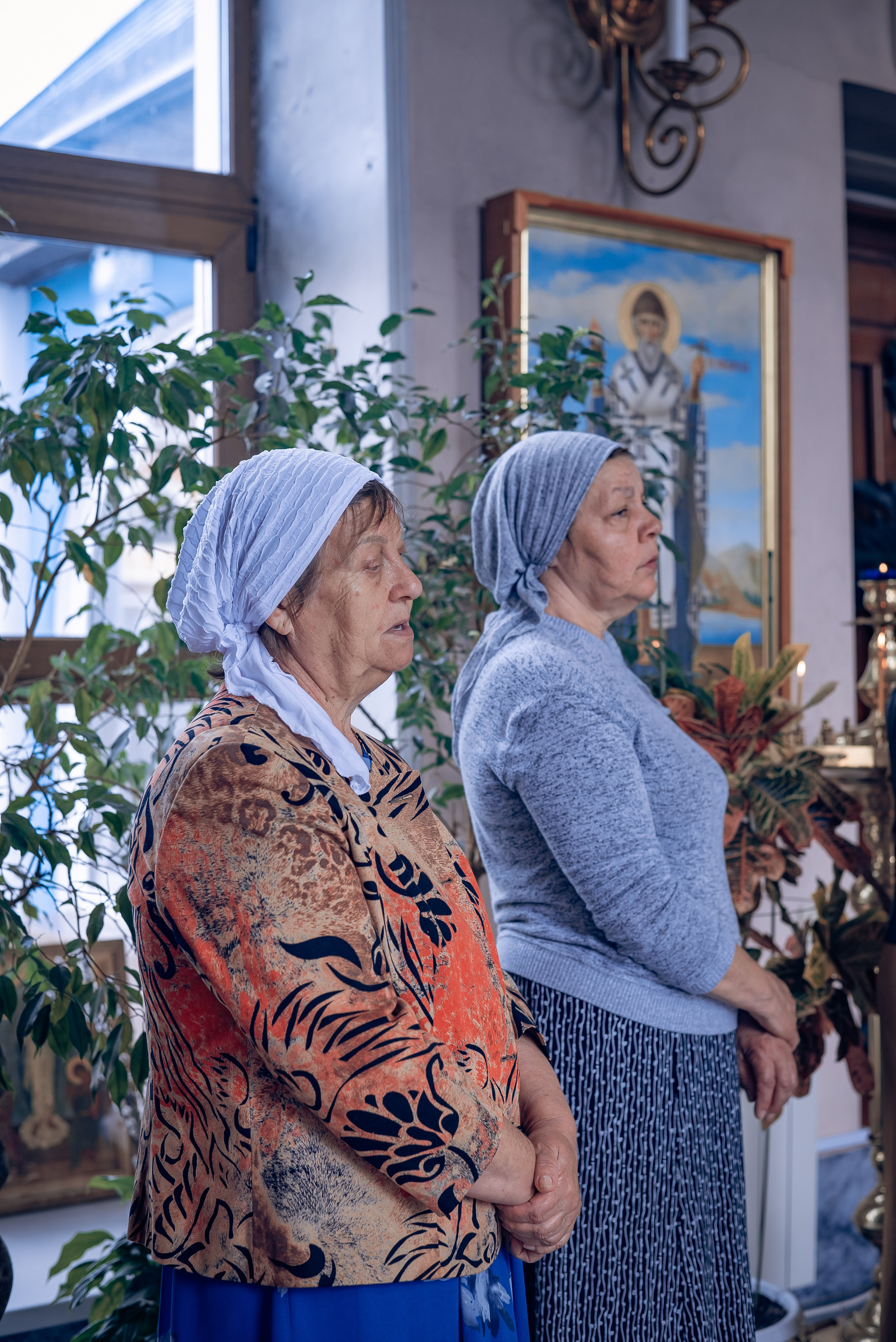 Воскресная служба в Рождественско-Николаевском храме. Фотографы крещения/венчания  Красноярск Татьяна и Вячеслав Переваловы