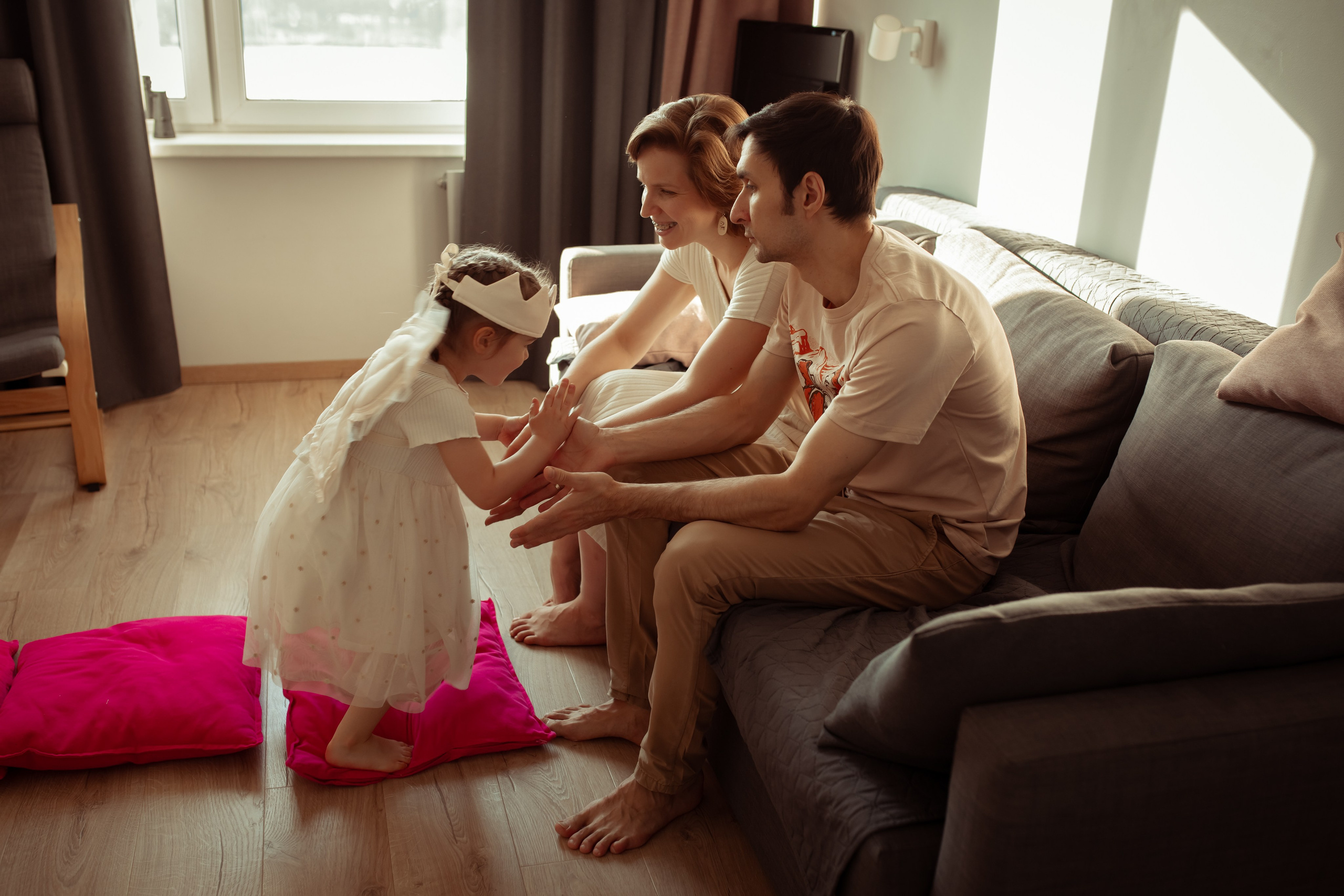 Александра, Максим, Евгений и Ксюша. Семейный и детский фотограф в Москве Дорогова Екатерина