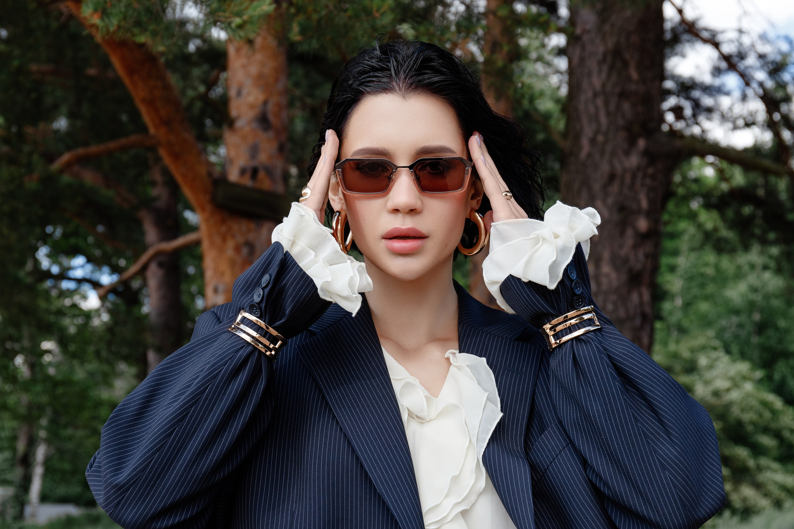 Летняя fashion-съёмка в Петербурге — на Финском заливе