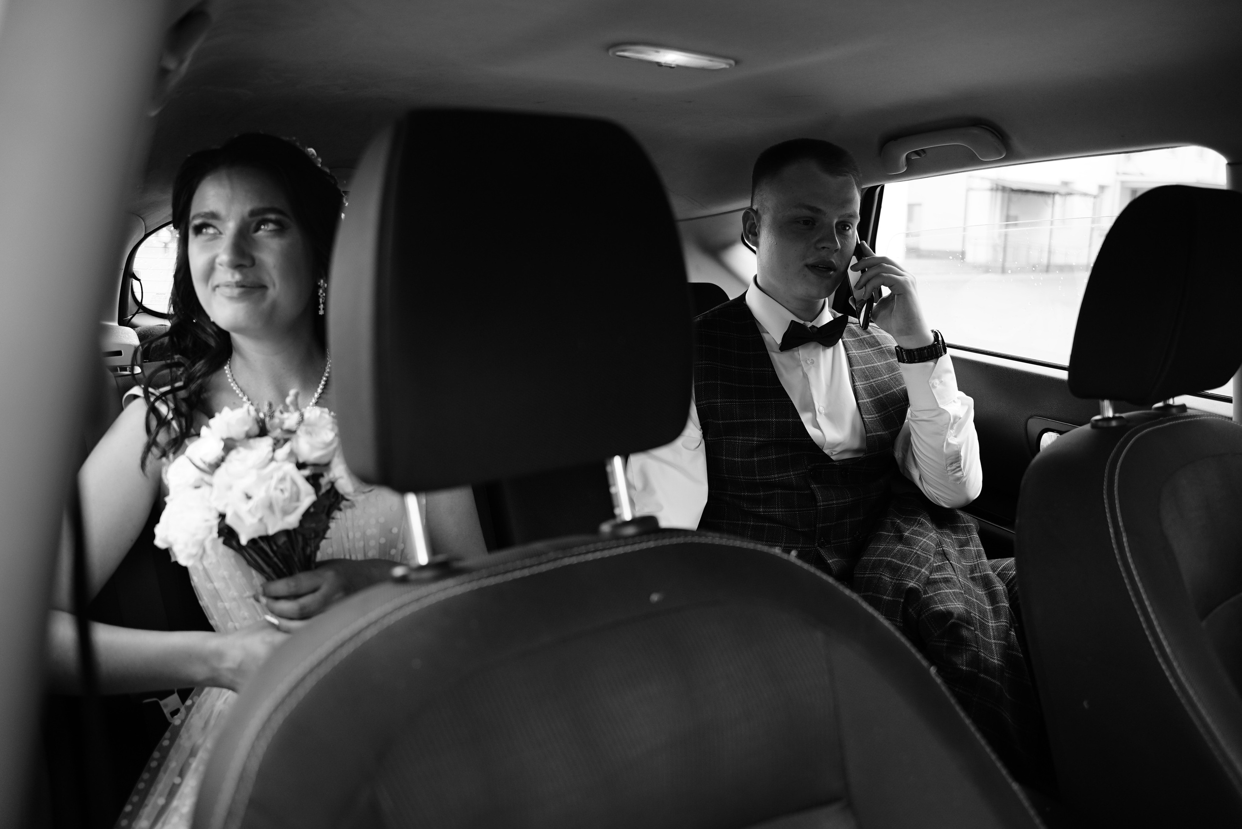 Антон и Маргарита чб. Свадебный фотограф в Самаре Анна Ковалева