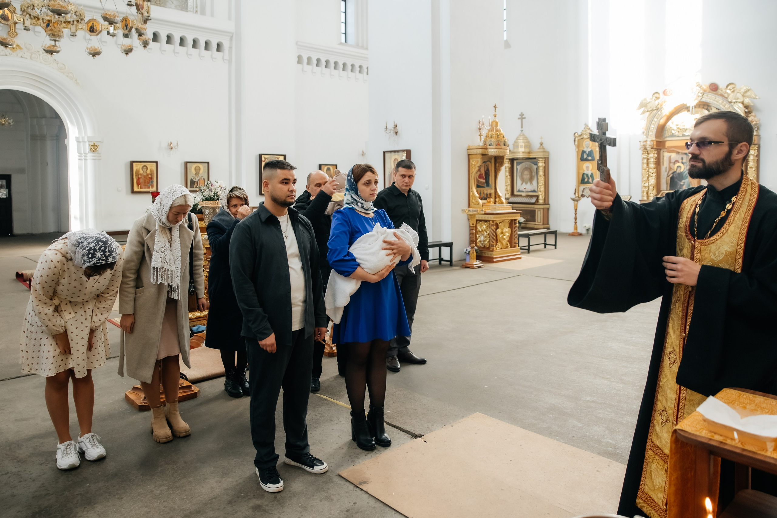 Крещение Мирославы. Храм иконы Божьей Матери «Всех скорбящих Радость». Фотограф ВИКА МЕДУЗА