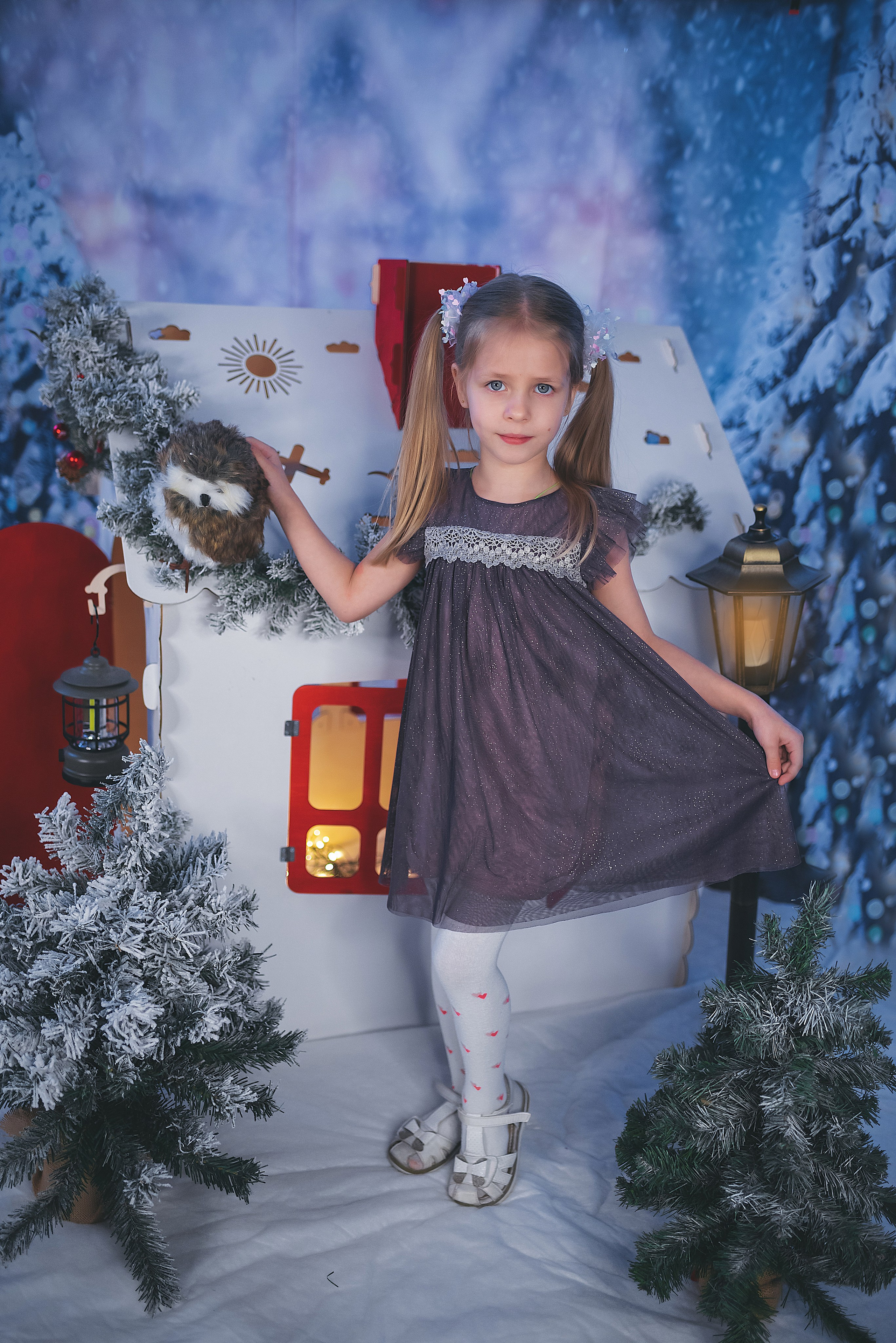 Проект «Новогодний домик». Семейный и детский фотограф в Тейково