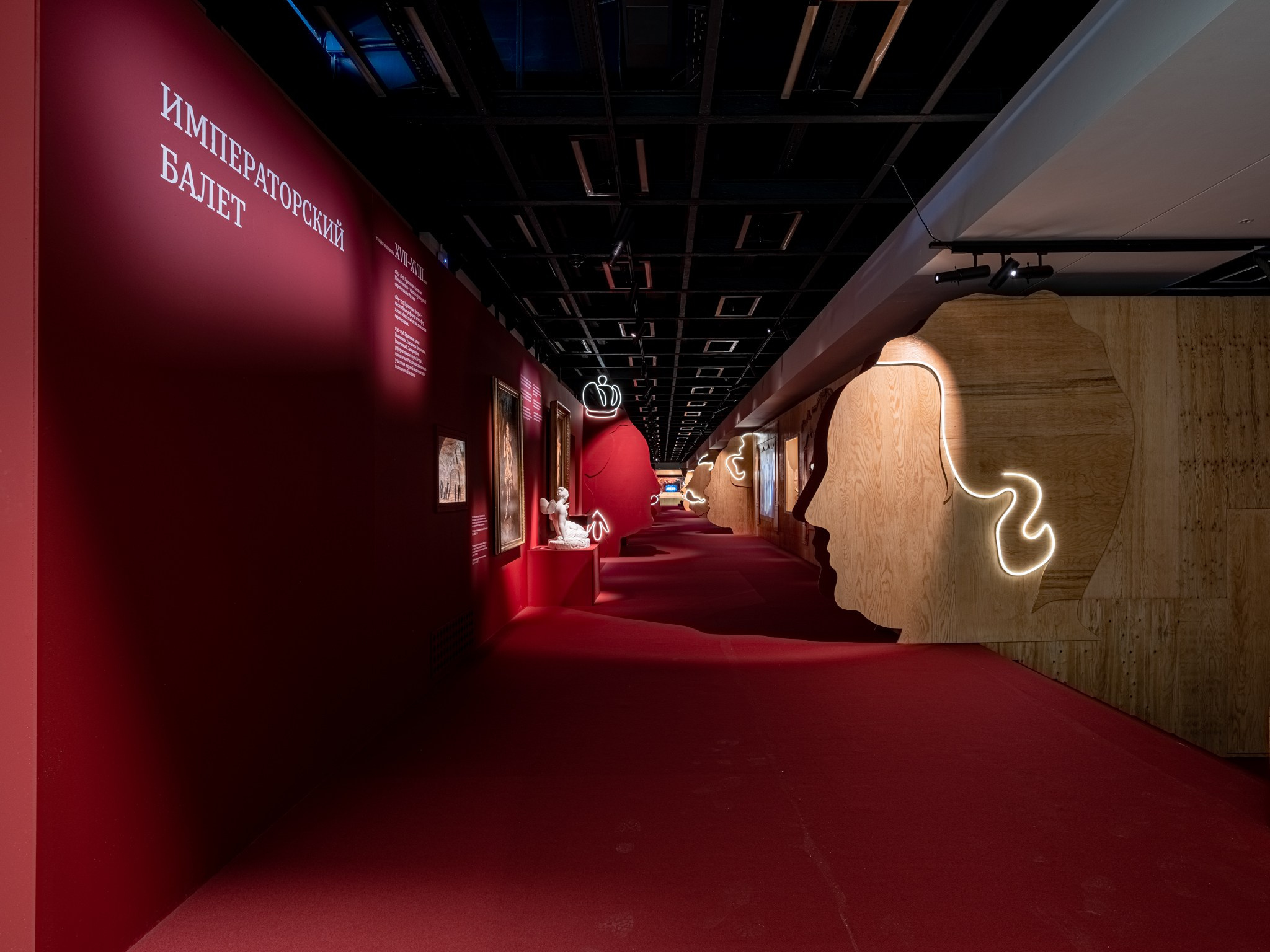 Выставка «Первая позиция. Русский балет» Манеж (СПБ) Planet9 РОСИЗО 2023. Фотограф Василий Буланов