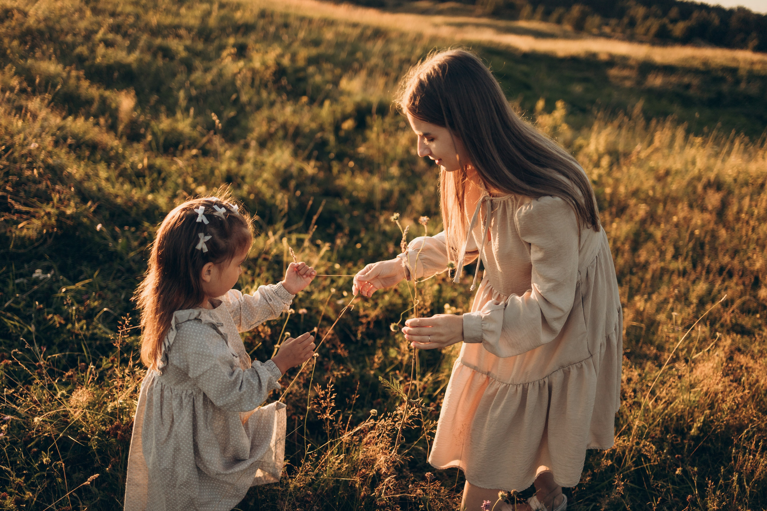 Семейная фотосессия на Колтушских высотах. Семейный и детский фотограф в Санкт-Петербурге Павлова Елена