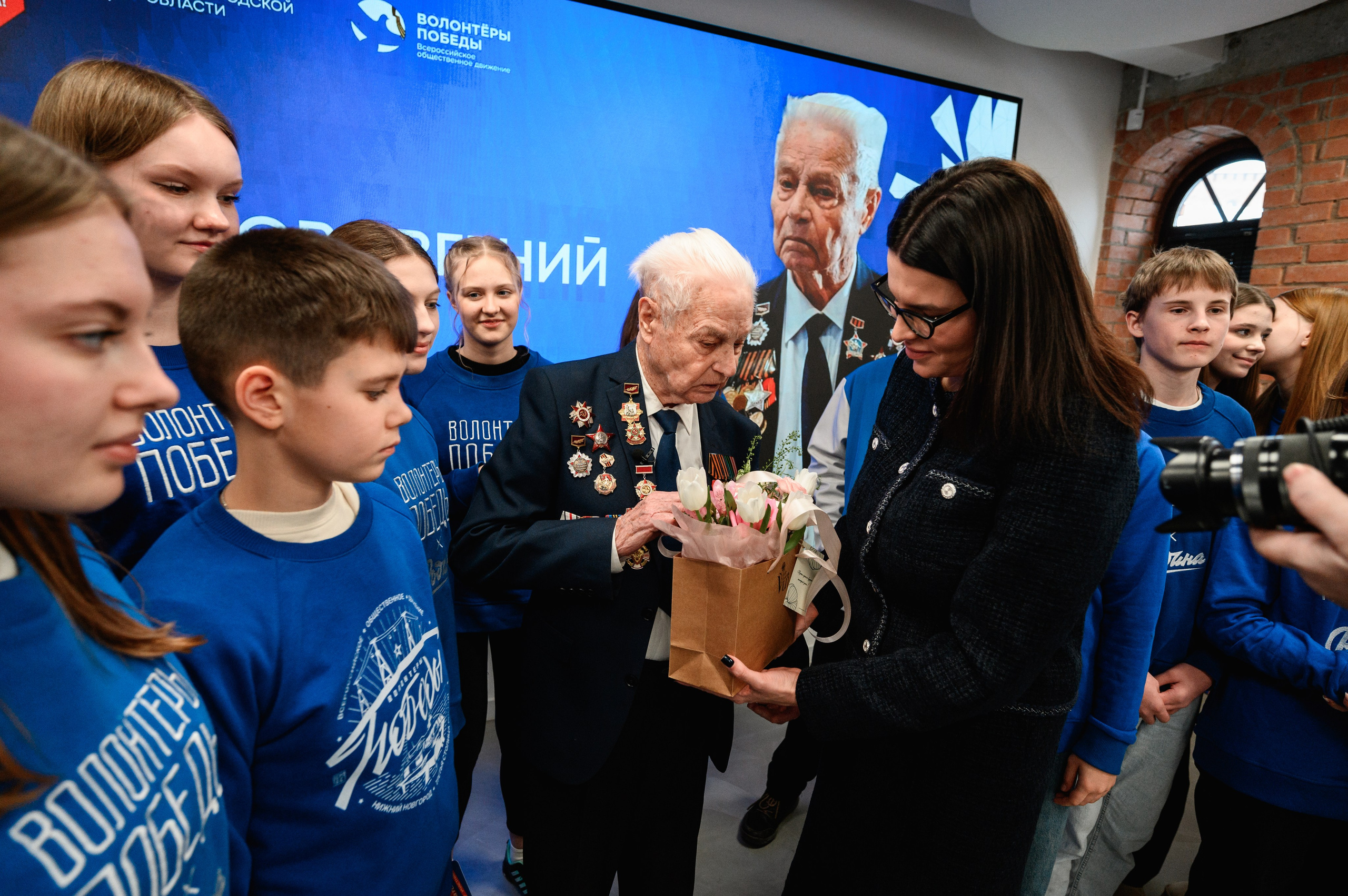 Встреча с ветераном. Фотограф Захваткин Роман