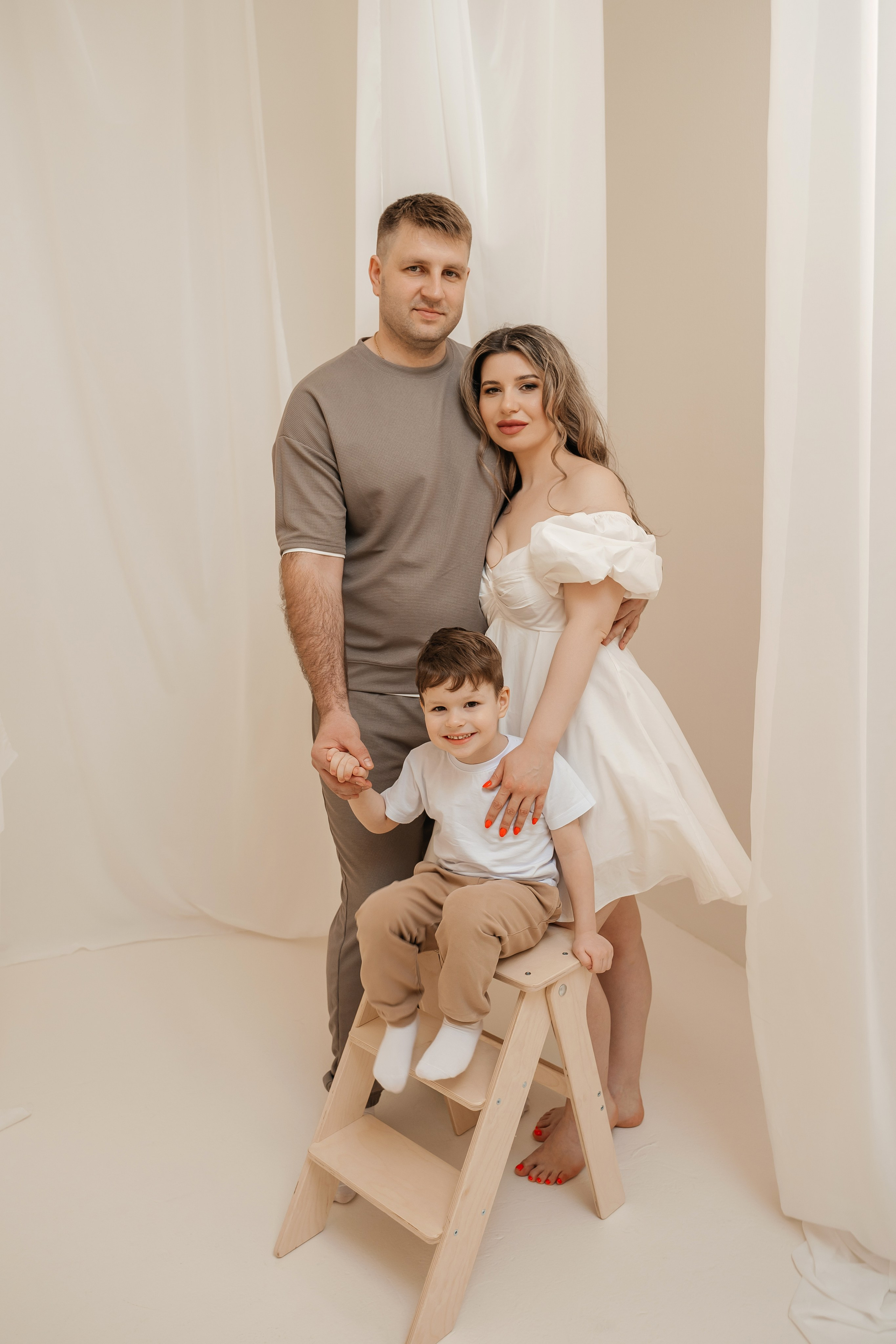 Семейная съемка в домашнем стиле. Свадебный фотограф Елена Рякина