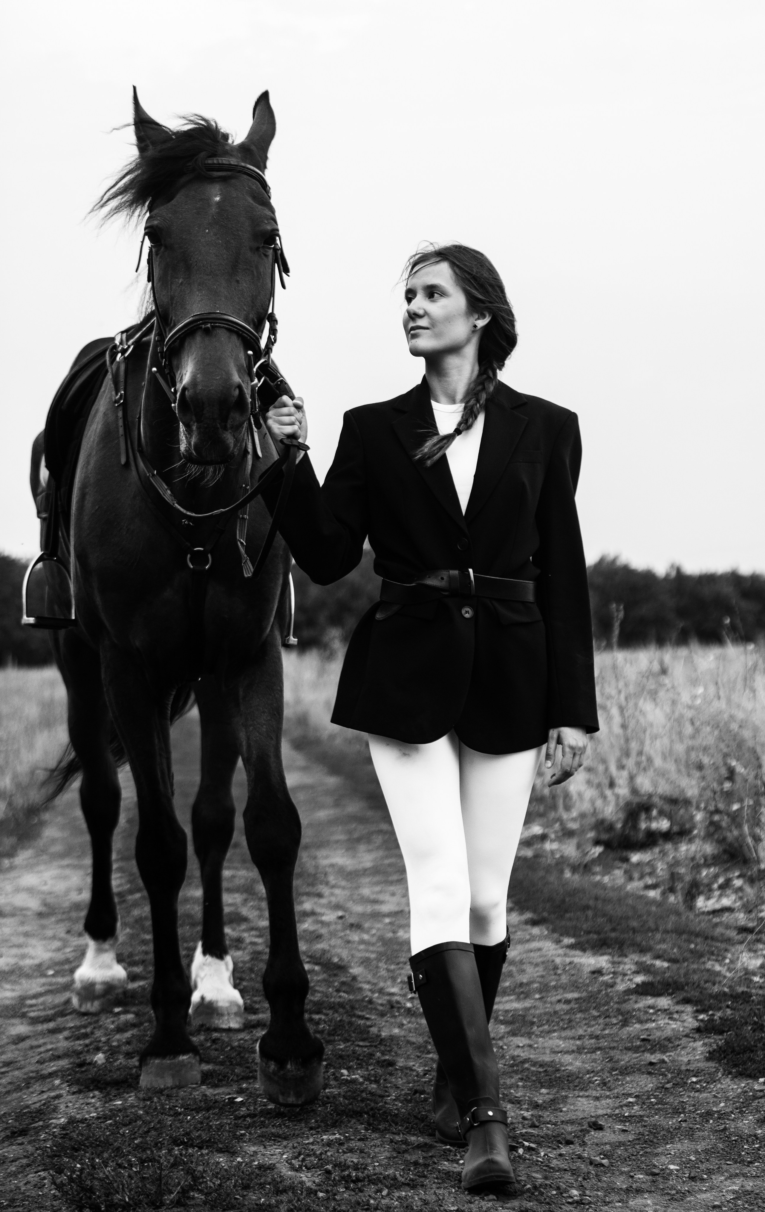 Всадница Ангелина и Финист. Конный фотограф в Саратове Юлия Иванова