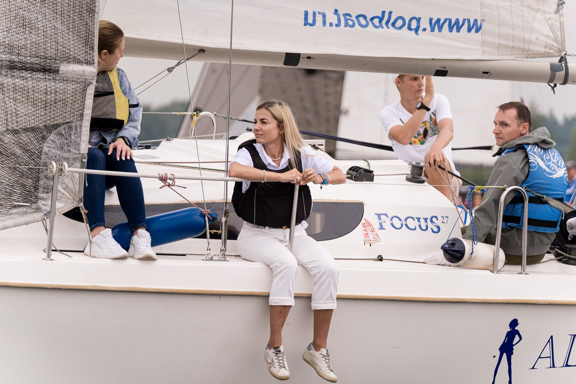 Корпоративная парусная регата Evraz. Репортажный фотограф Денис Тихомиров. Москва