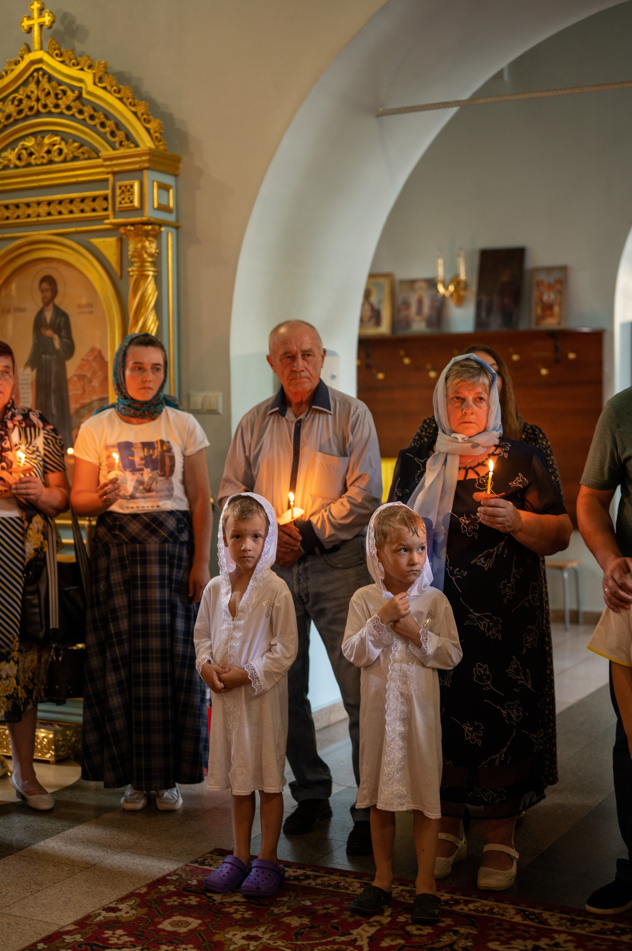 Крещение Матвей и Тимофей. Фотограф новорожденных, семейный детский в Тюмени Татьяна Морозова