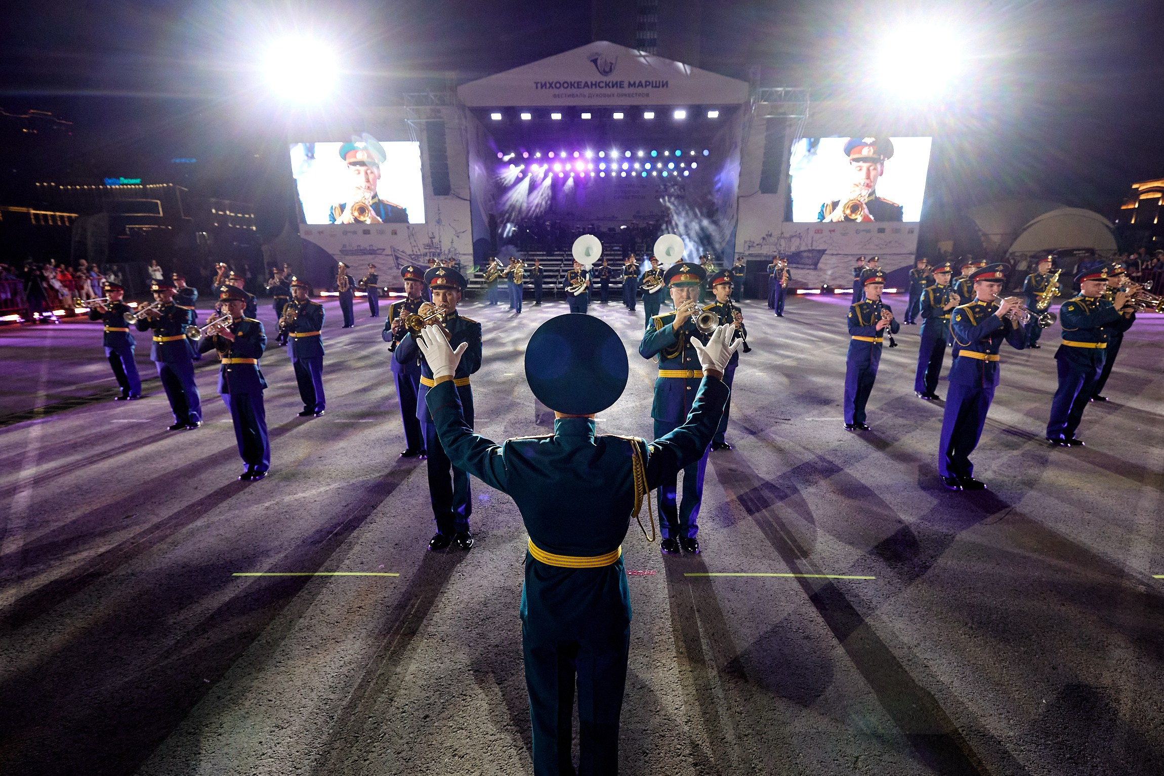 «Тихоокеанские марши» Плац-концерт