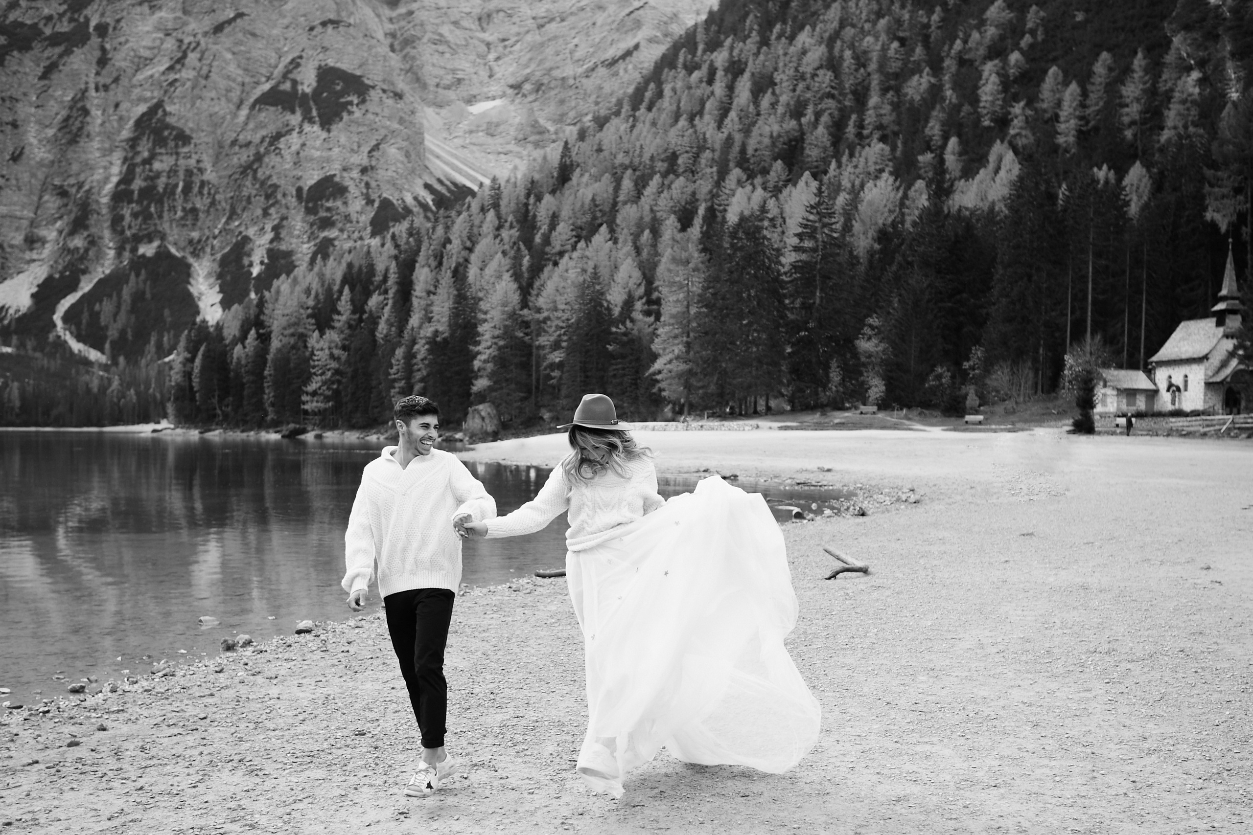 Angela & Mattia |Italy, Lago Di Braies. Свадебный фотограф