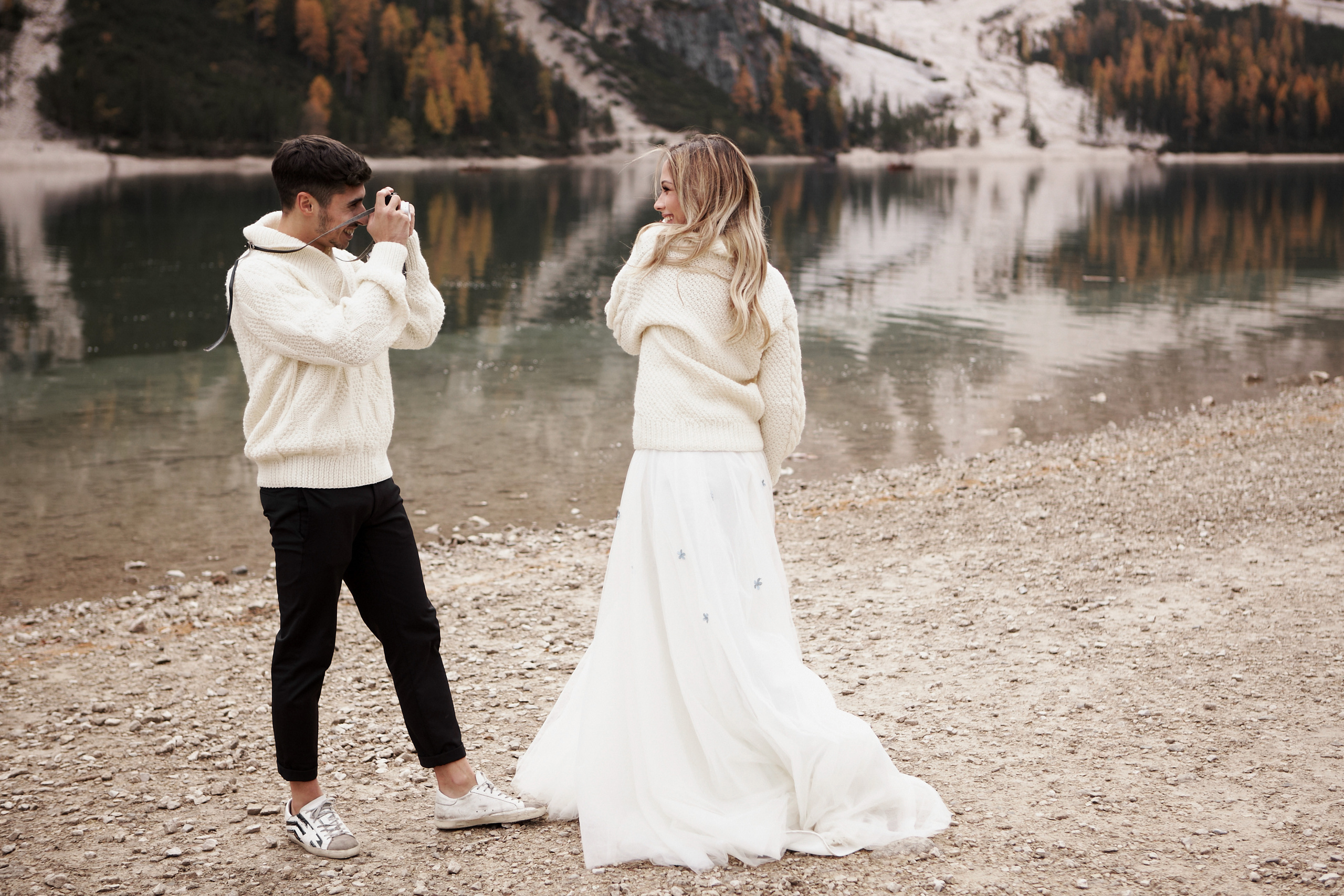 Angela & Mattia |Italy, Lago Di Braies. Свадебный фотограф