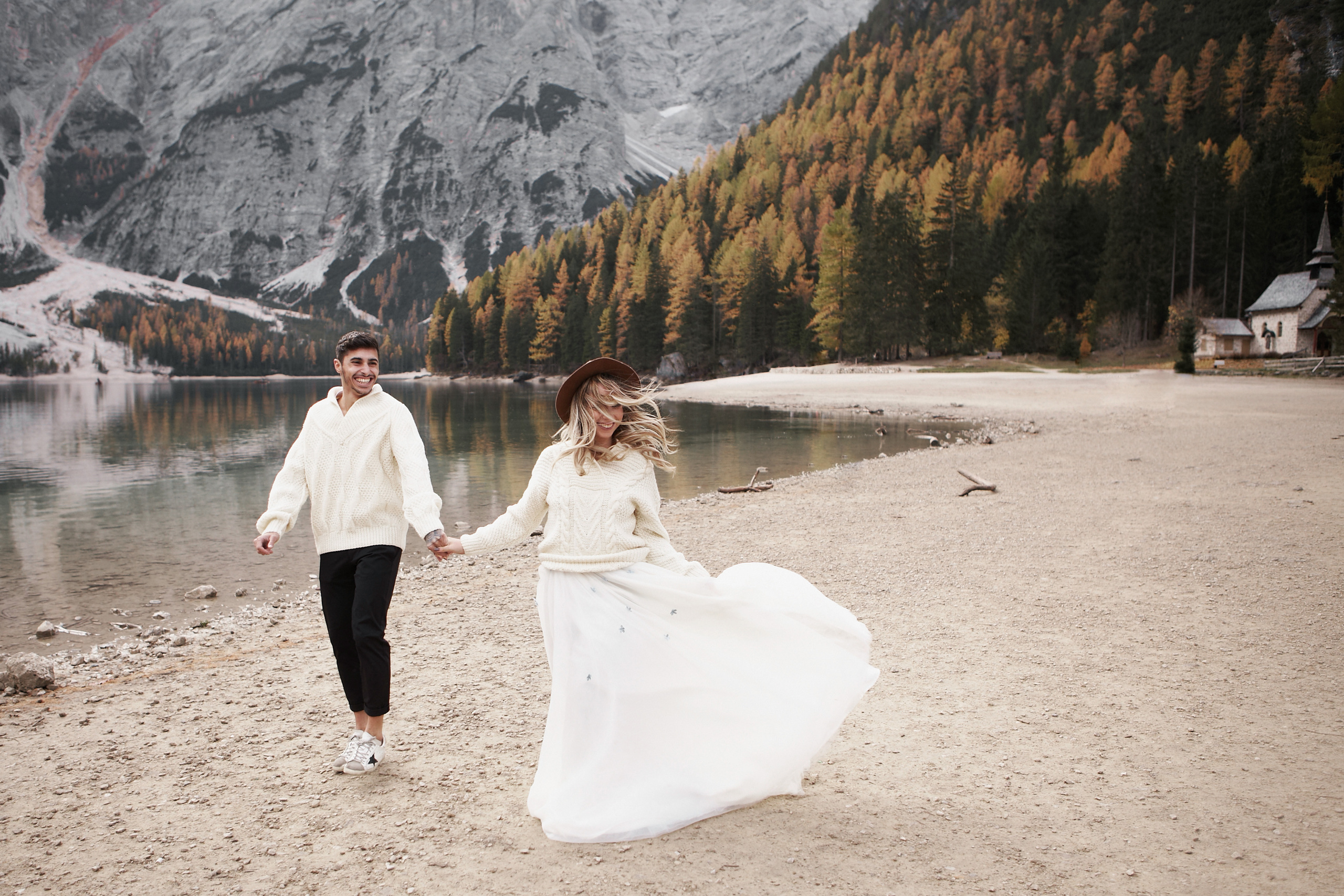 Angela & Mattia |Italy, Lago Di Braies. Свадебный фотограф