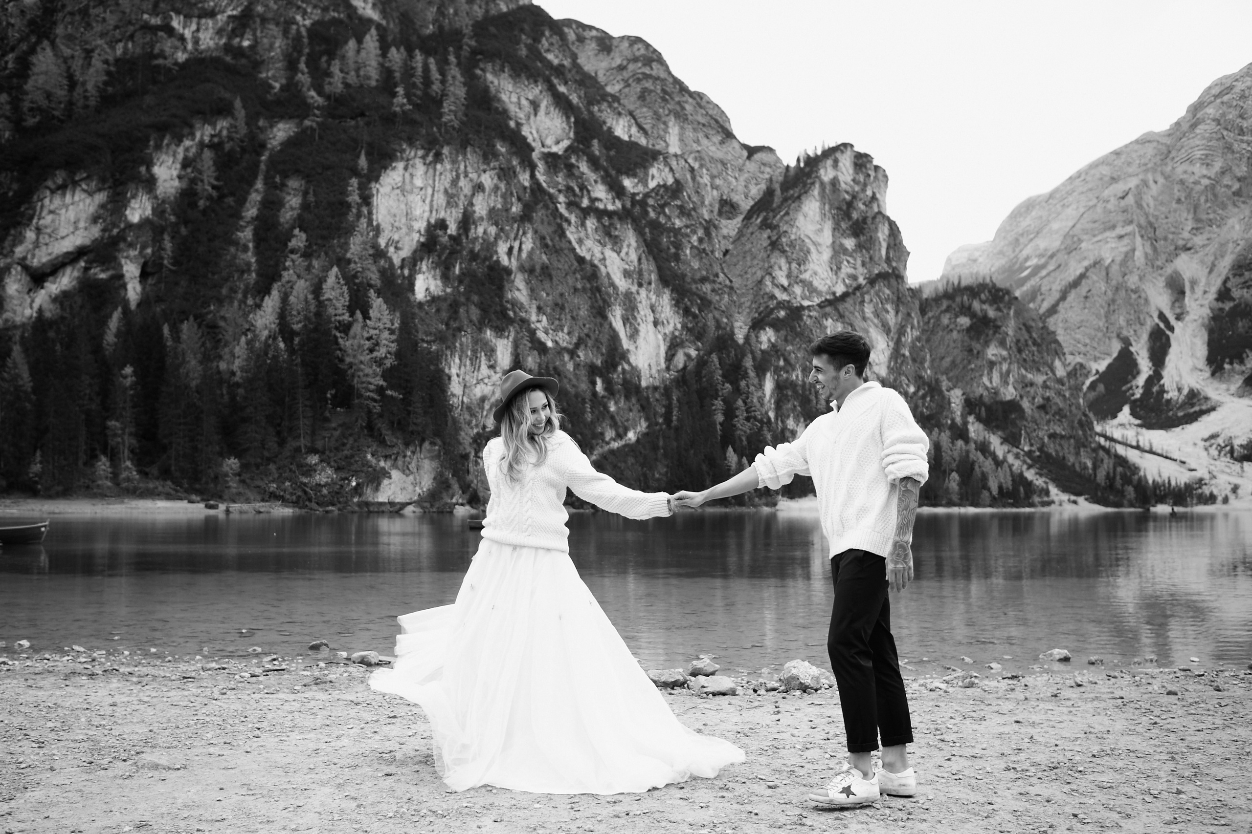 Angela & Mattia |Italy, Lago Di Braies. Свадебный фотограф