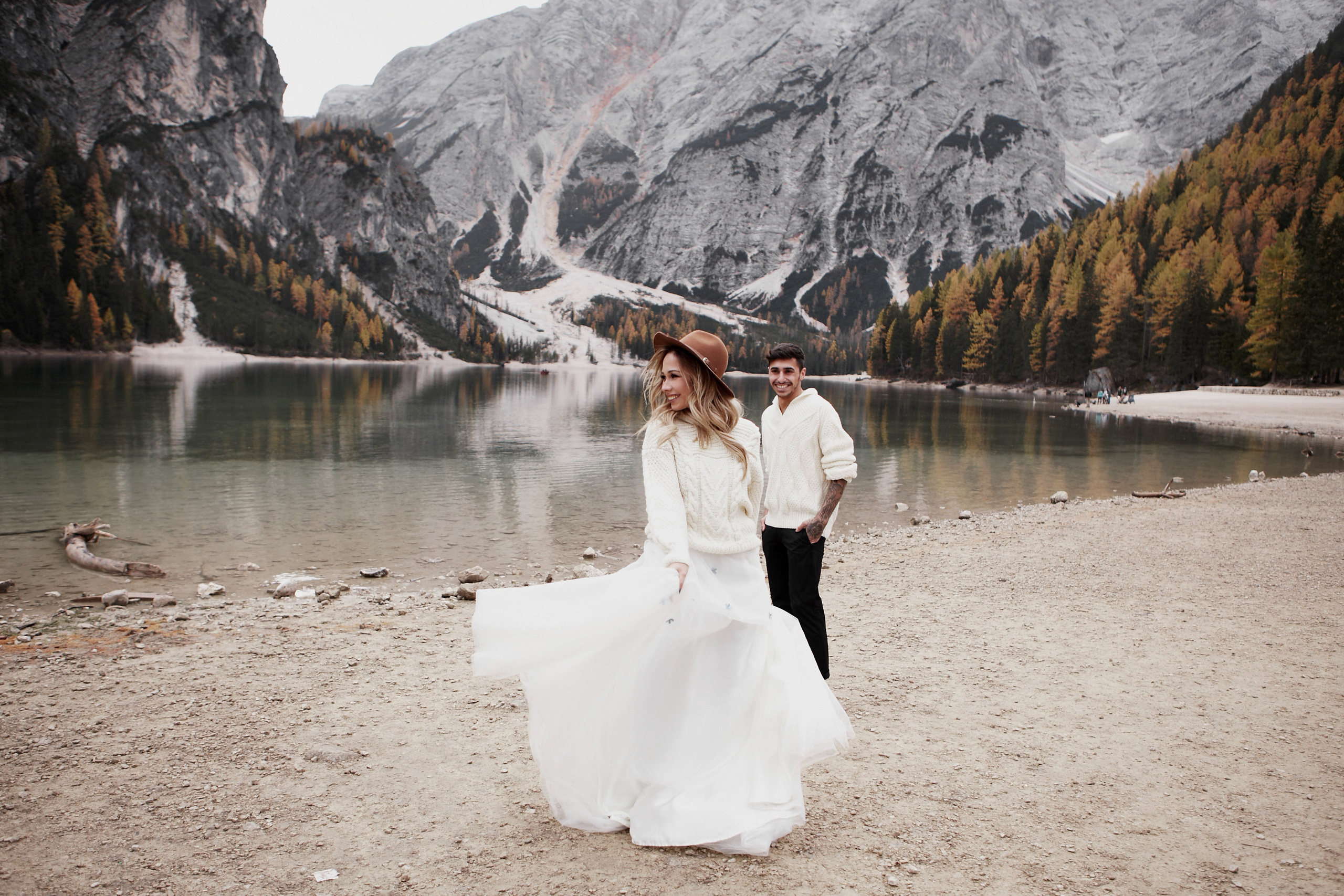 Angela & Mattia |Italy, Lago Di Braies. Свадебный фотограф